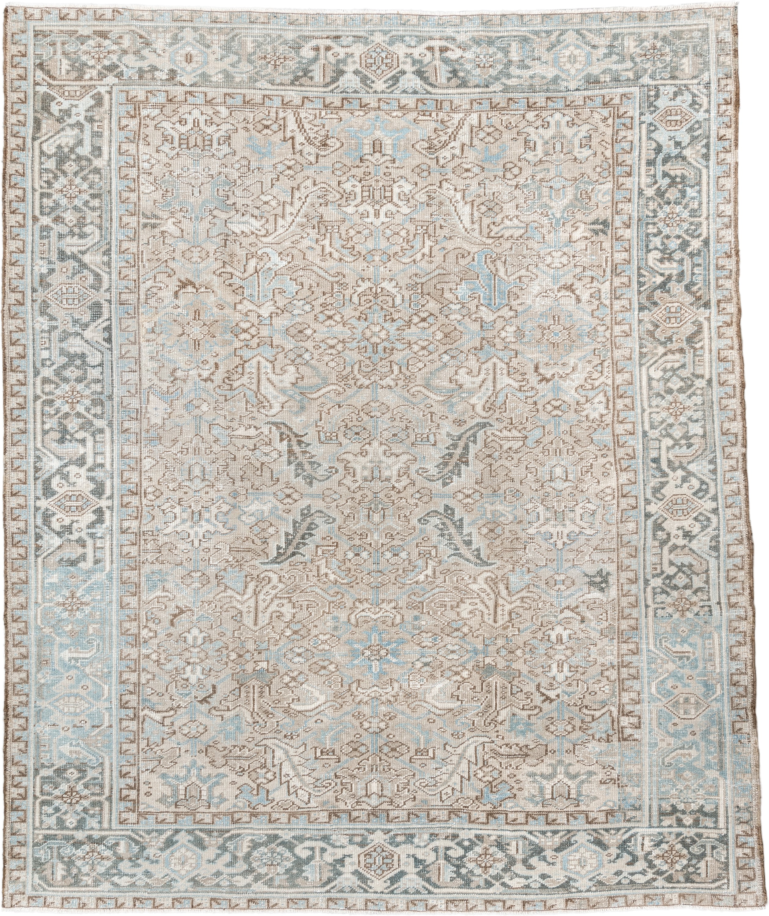 Vintage Heriz Area Rug (7' x 9')