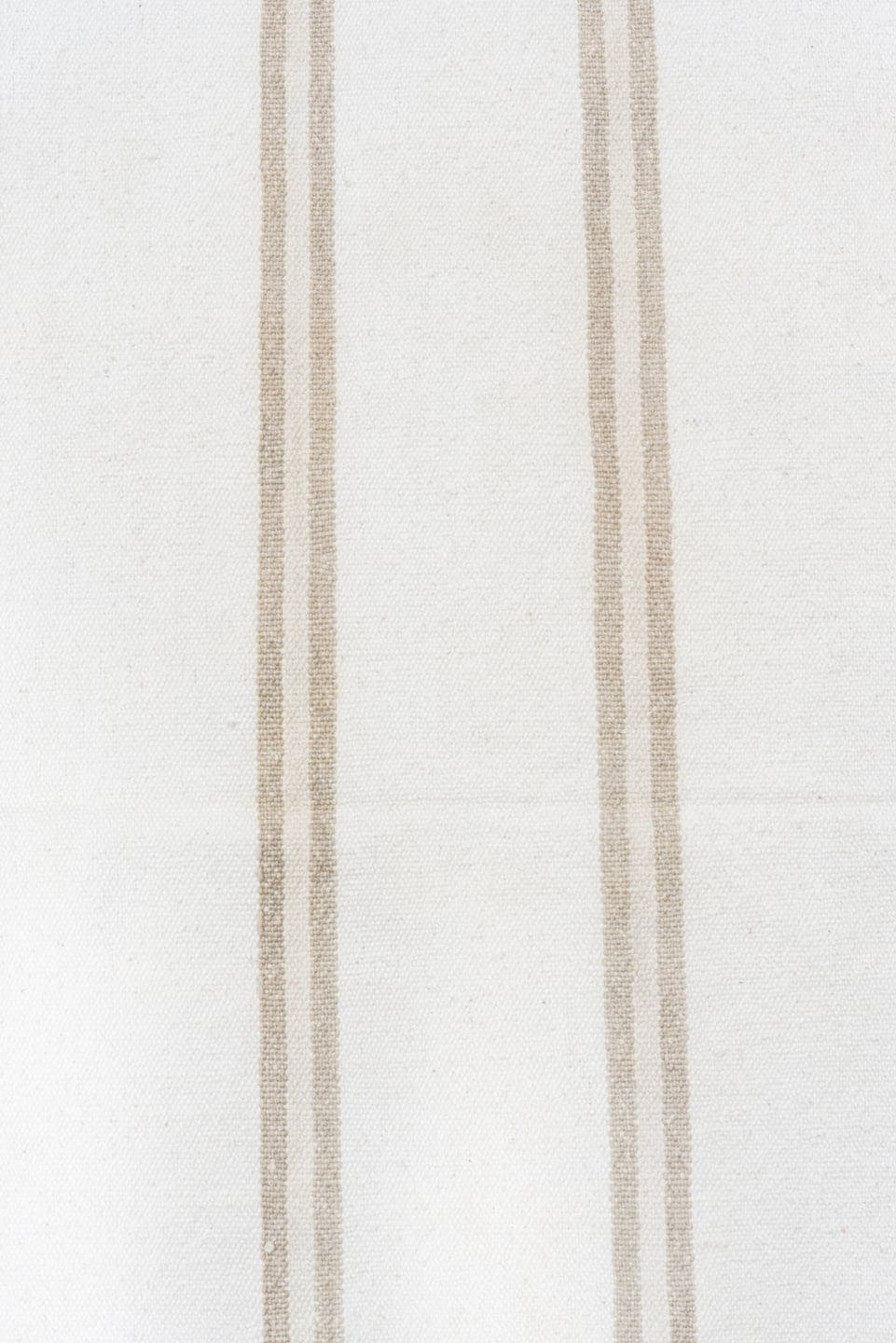 2' x 15' one-of-a-kind handmade antique Flatweave runner rug. Color palette: ivory, taupe, cream, beige, gray