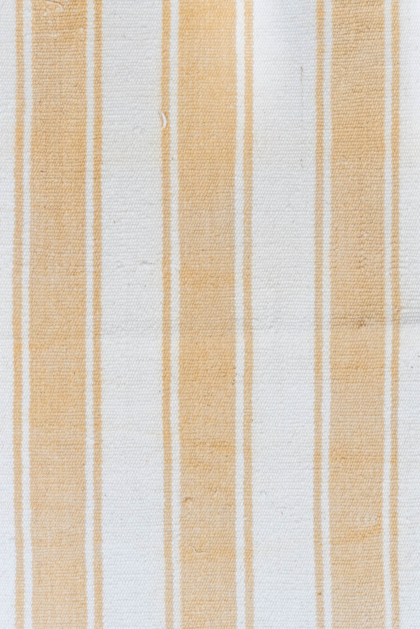 2' x 19' one-of-a-kind handmade antique Flatweave runner rug. Color palette: ivory, cream, camel, beige