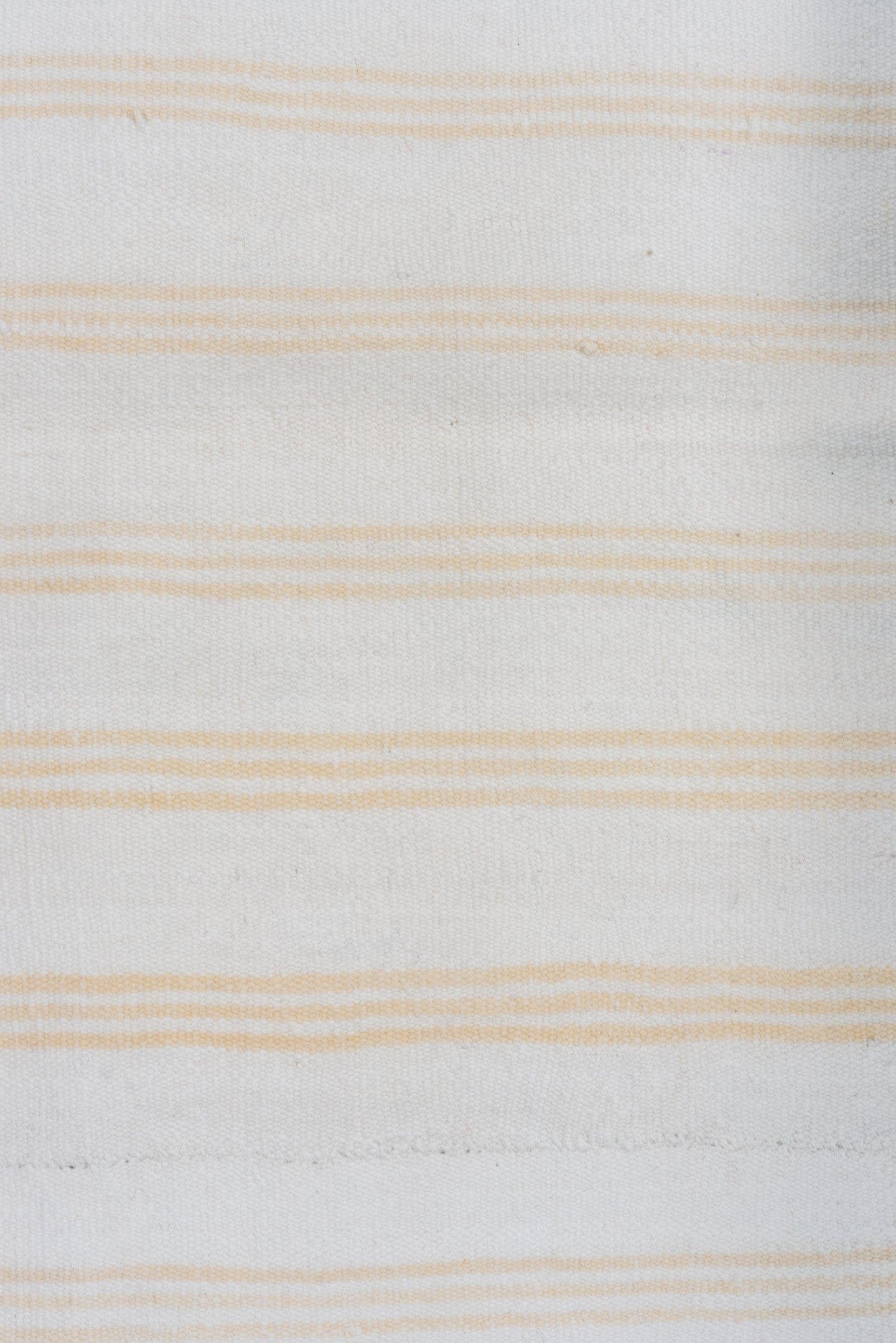6' x 8' one-of-a-kind handmade antique Flatweave medium size rug. Color palette: ivory, beige