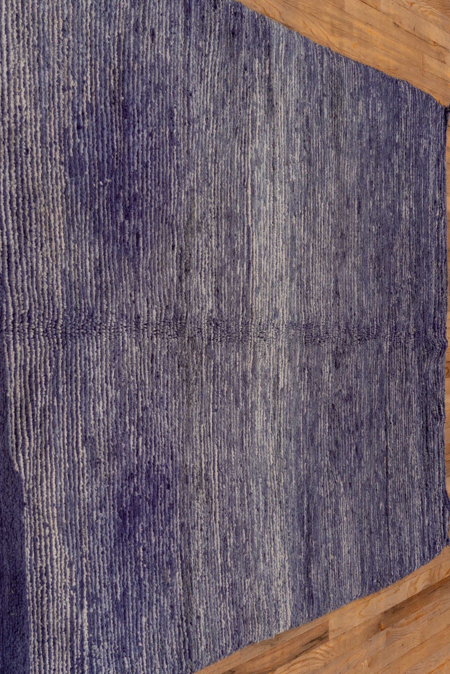 5' x 8' one-of-a-kind handmade vintage Moroccan medium size rug. Color palette: violet, indigo, lavender, charcoal, pink