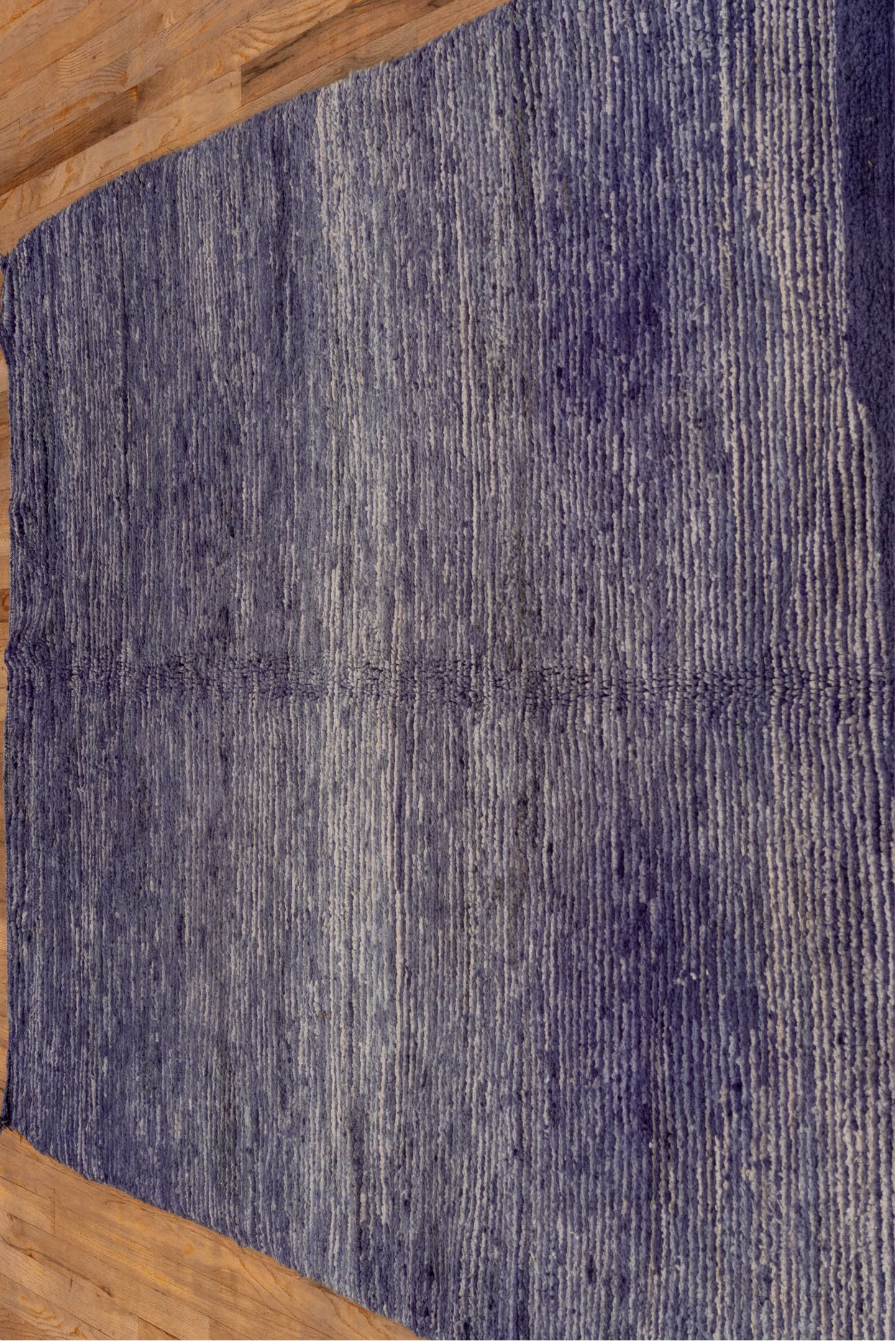 5' x 8' one-of-a-kind handmade vintage Moroccan medium size rug. Color palette: blue, gray, light gray, pink