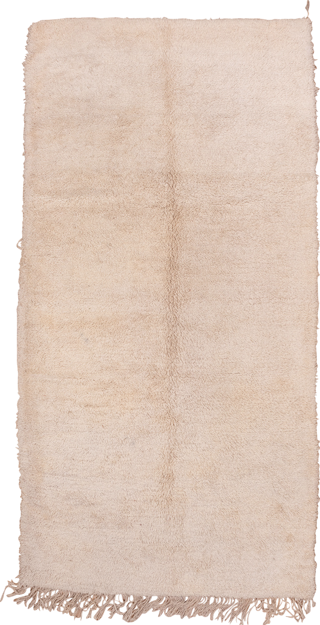 6' x 12' one-of-a-kind handmade vintage Moroccan large size rug. Color palette: brown, gray, light gray, off-white, orange