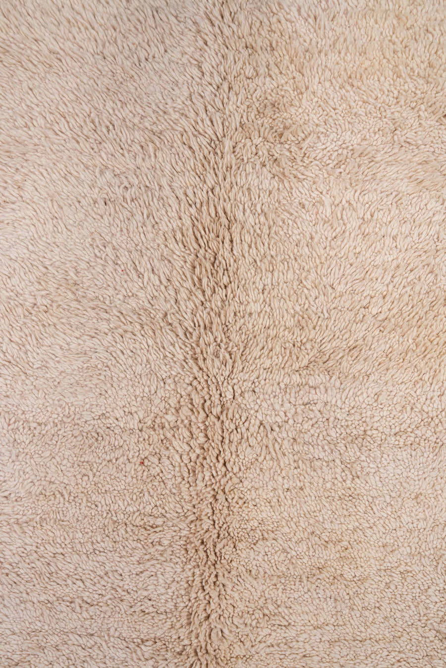 6' x 12' one-of-a-kind handmade vintage Moroccan large size rug. Color palette: ivory, cream, beige, taupe, gray
