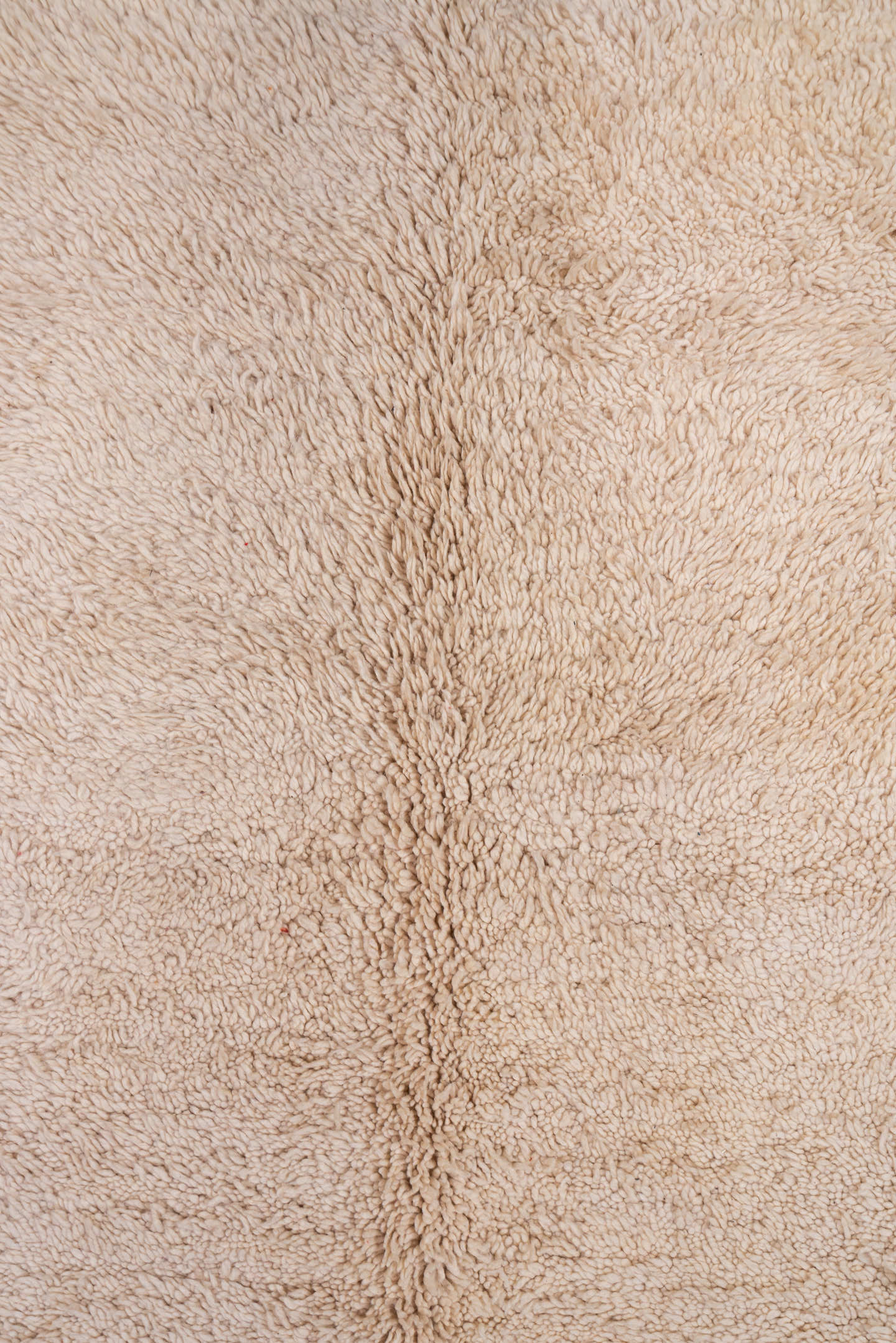 6' x 12' one-of-a-kind handmade vintage Moroccan large size rug. Color palette: ivory, cream, beige, taupe, gray