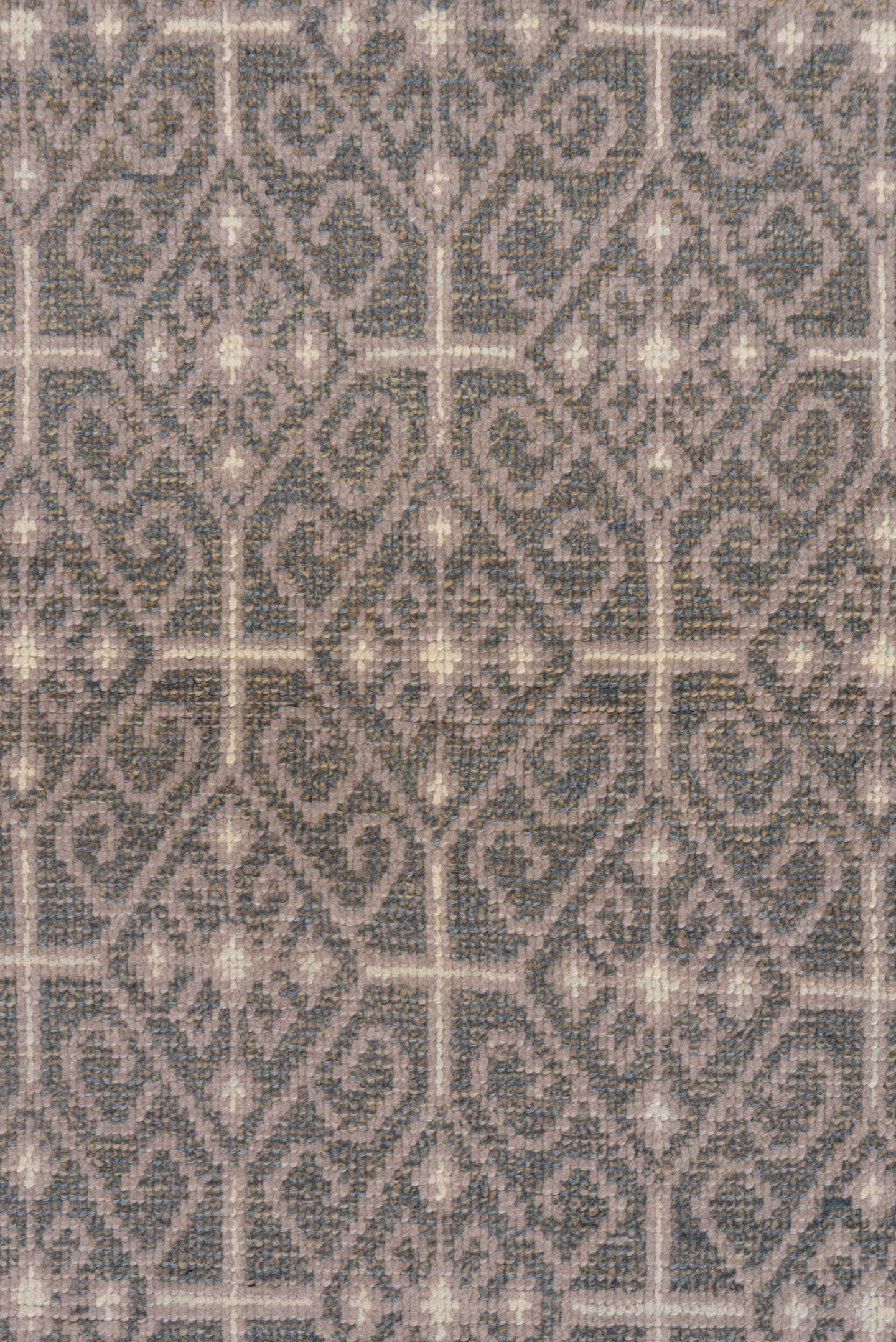 2' x 4' one-of-a-kind handmade vintage Konya small size rug. Color palette: taupe, ivory, beige, brown, camel, gray