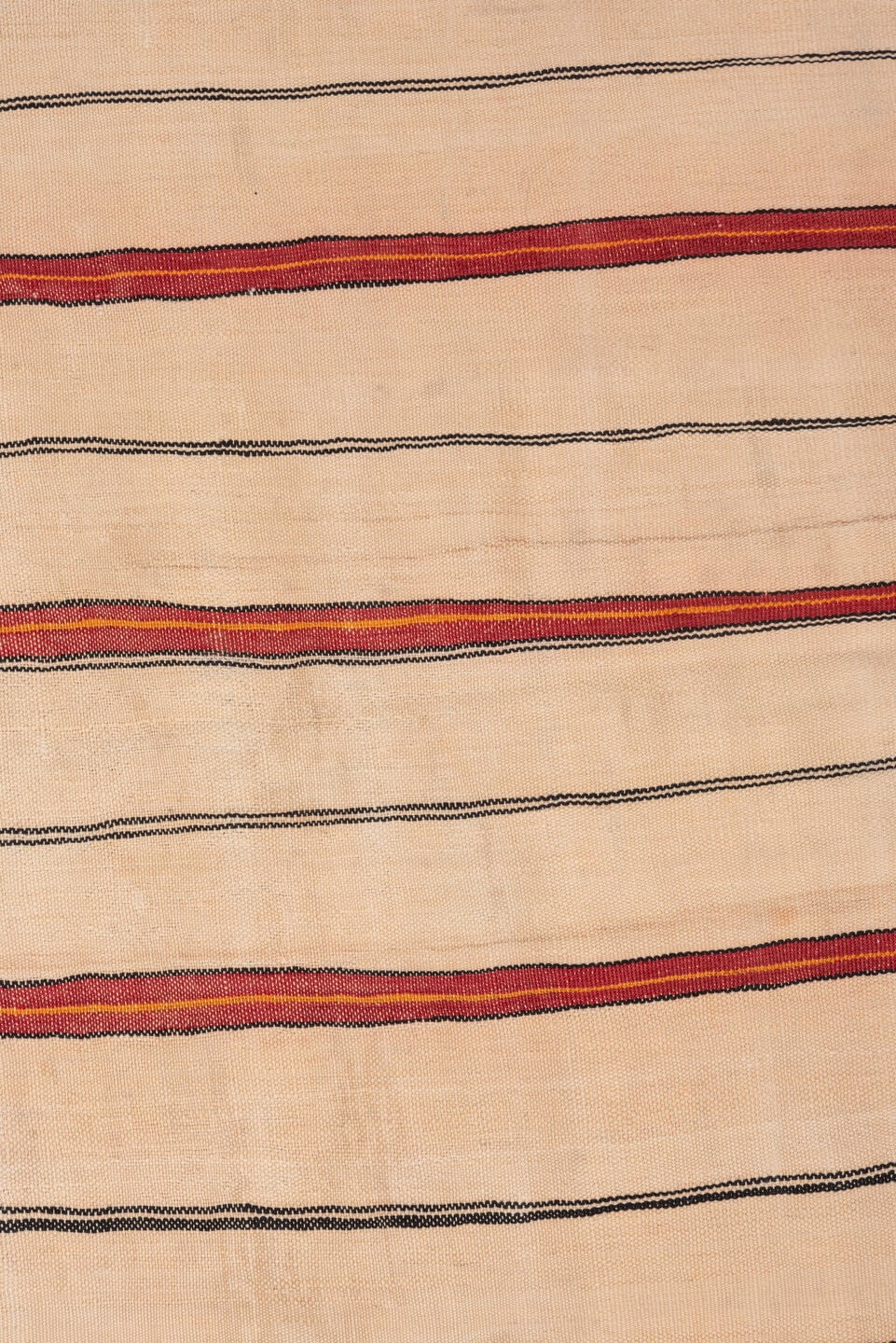 5' x 8' one-of-a-kind handmade antique Kilim medium size rug. Color palette: ivory, rust, charcoal, coral, terracotta, brown