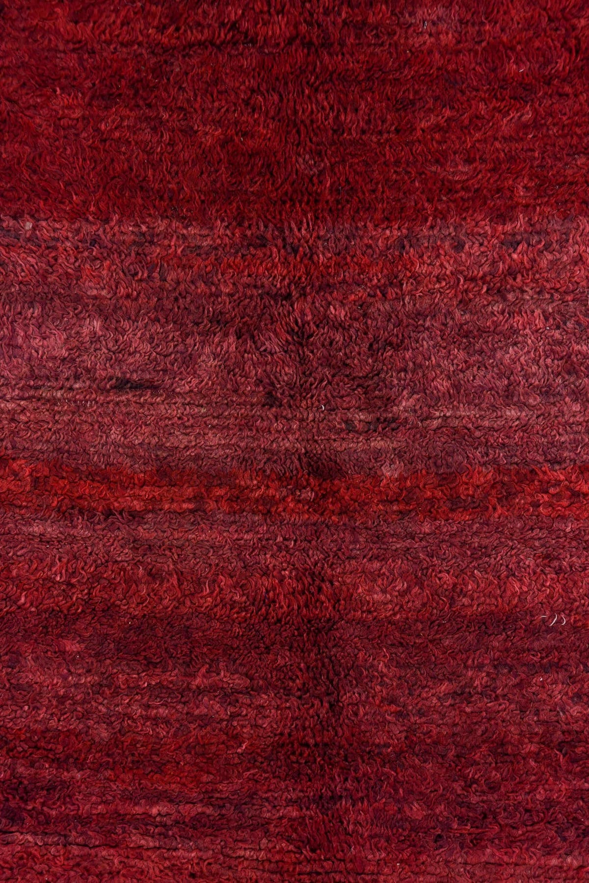 6' x 7' one-of-a-kind handmade vintage Moroccan rug. Color palette: burgundy, crimson, rose, mahogany, wine, red, pink