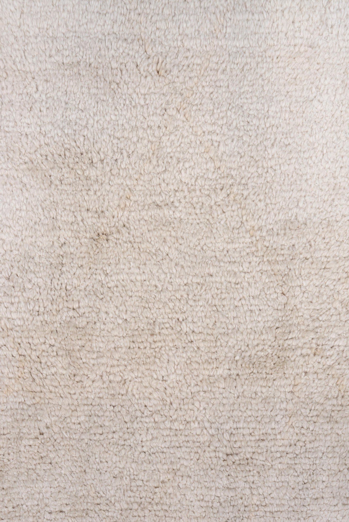 2' x 12' one-of-a-kind handmade vintage Moroccan runner rug. Color palette: ivory, cream, beige