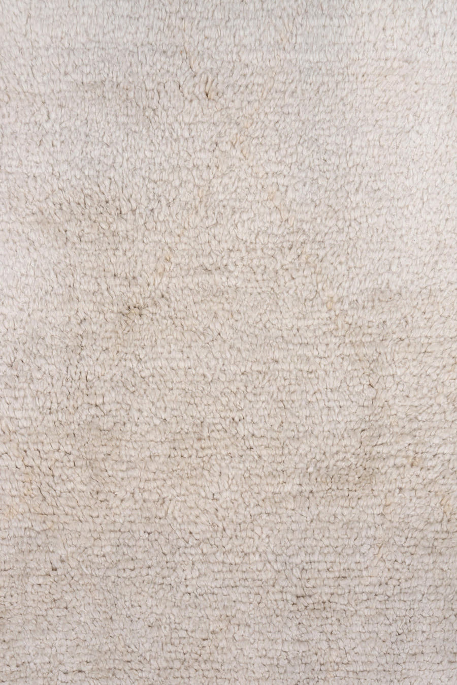 2' x 12' one-of-a-kind handmade vintage Moroccan runner rug. Color palette: ivory, cream, beige