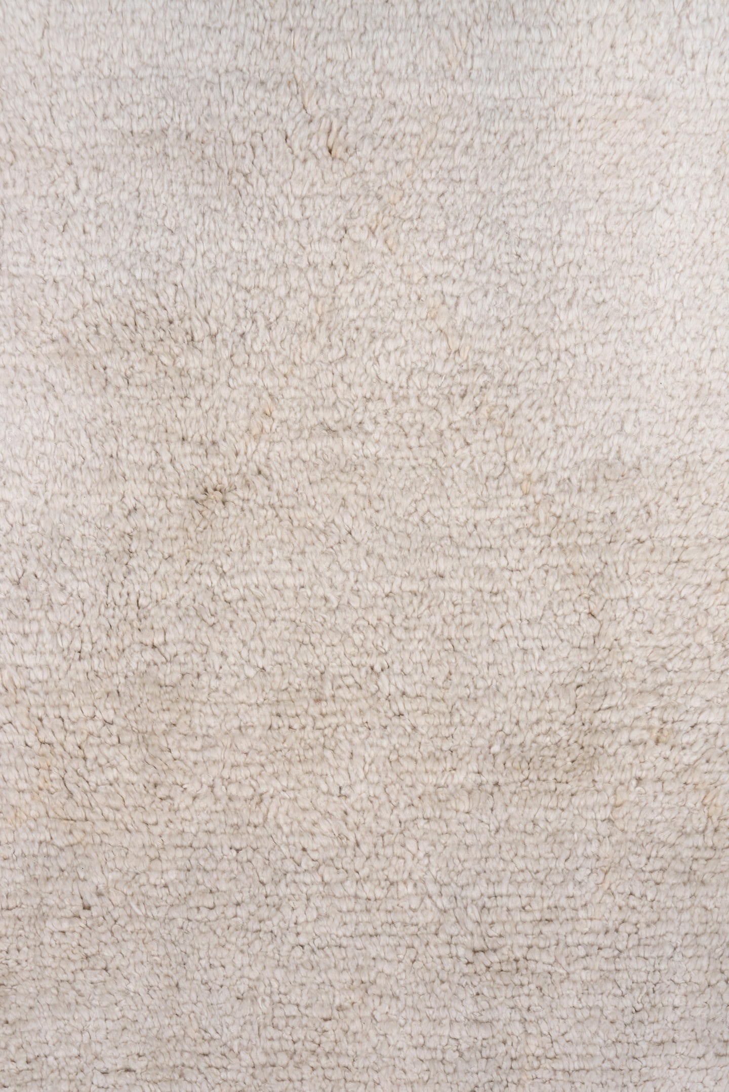 2' x 12' one-of-a-kind handmade vintage Moroccan runner rug. Color palette: ivory, cream, beige