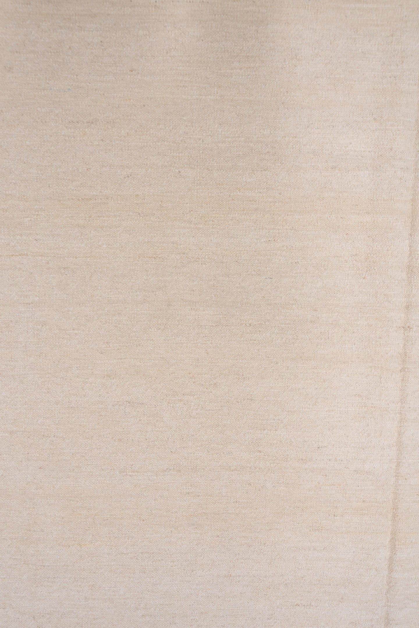 9' x 11' one-of-a-kind handmade vintage Kilim large size rug. Color palette: ivory, cream, beige, taupe, gray