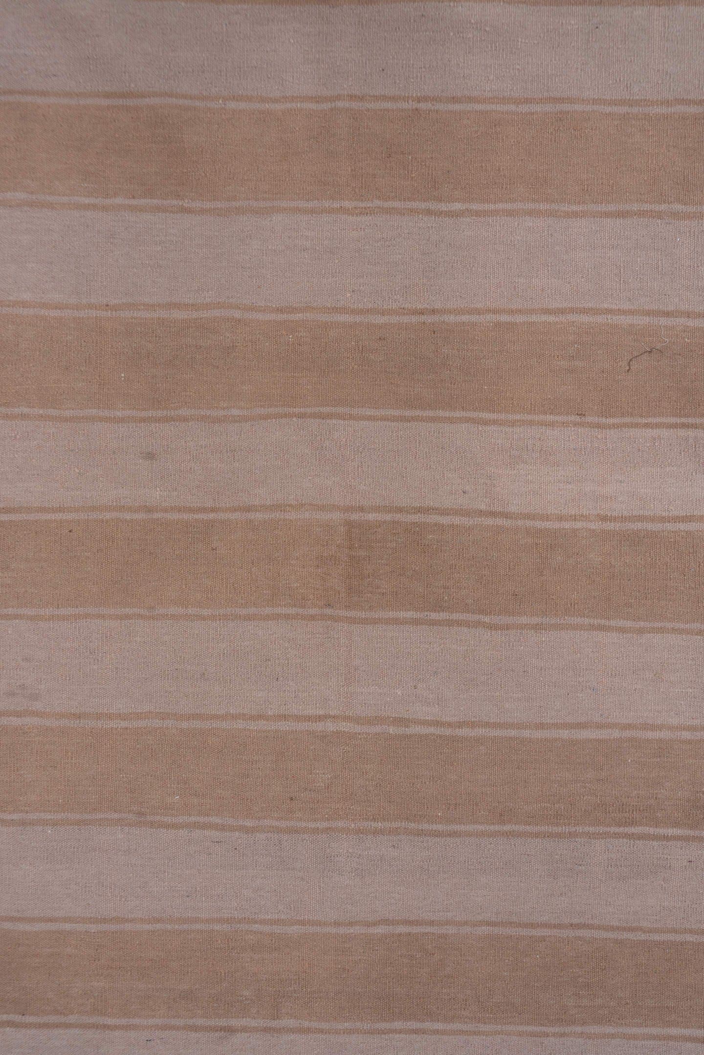 9' x 12' one-of-a-kind handmade vintage Kilim large size rug. Color palette: taupe, blush, ivory, beige, gray, pink