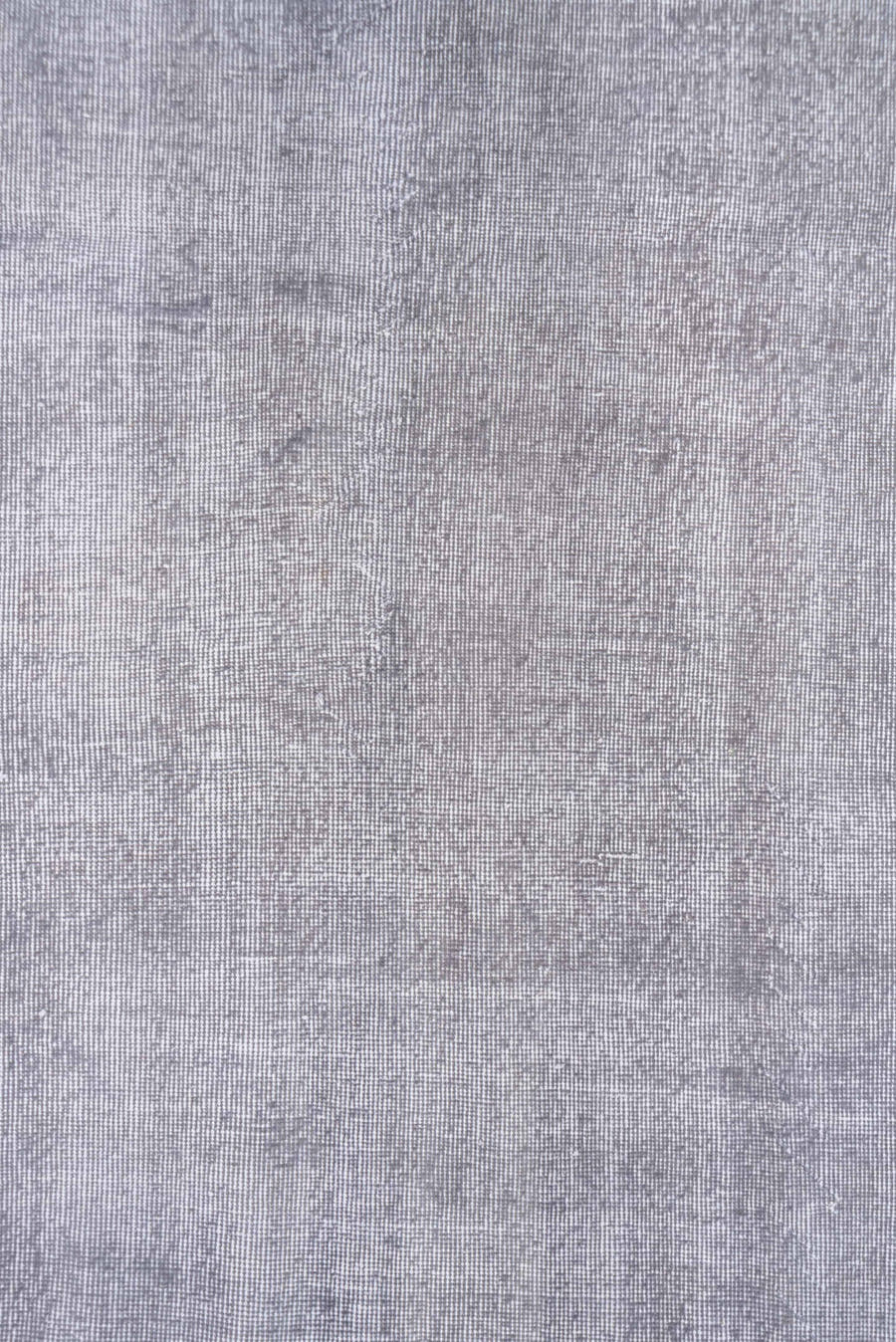 6' x 10' one-of-a-kind handmade antique Overdyed large size rug. Color palette: lavender, silver, taupe, ivory, rose