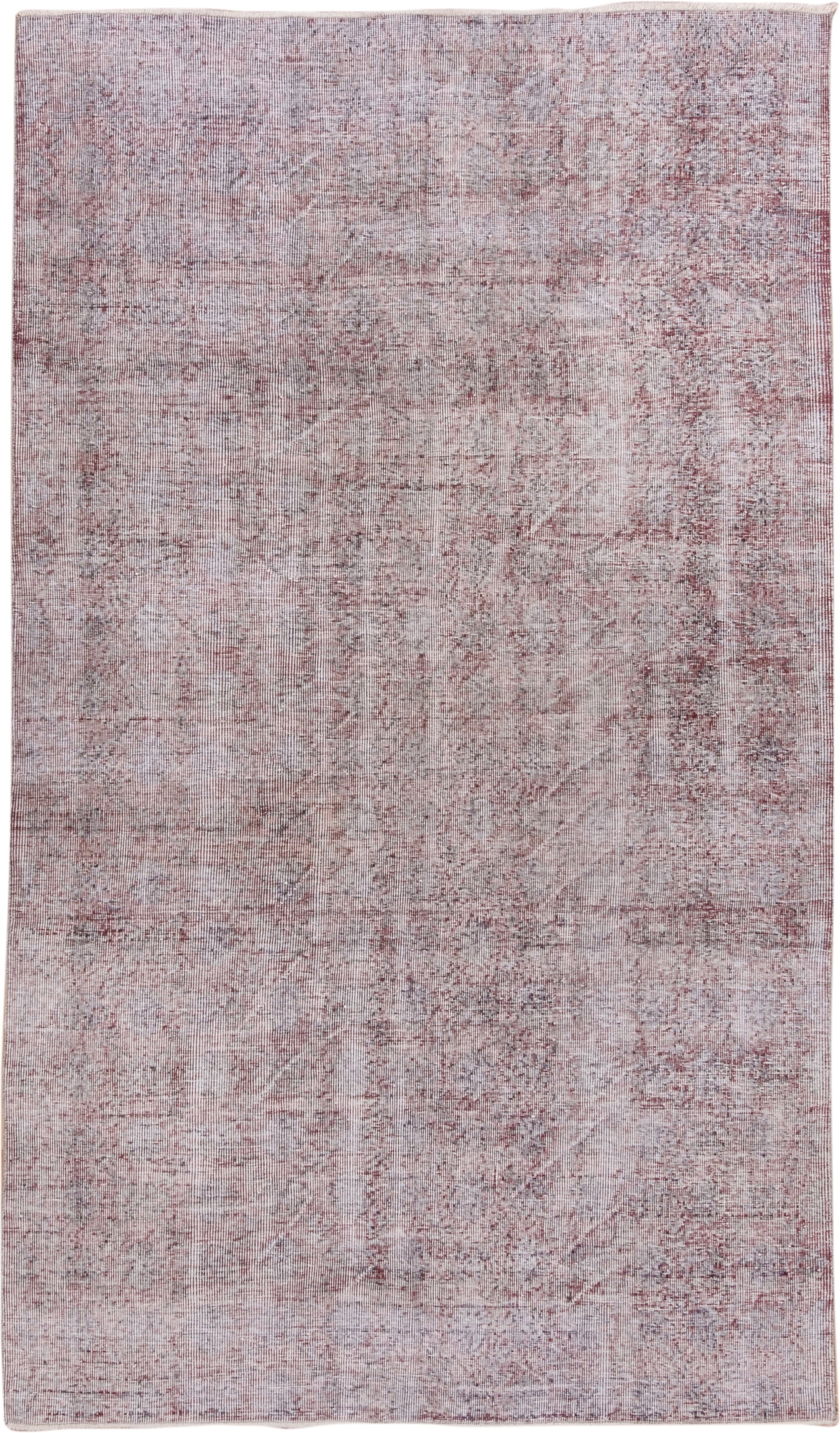 5' x 9' one-of-a-kind handmade antique Sparta medium size rug. Color palette: rose, ivory, blush, taupe, dusty pink, pink