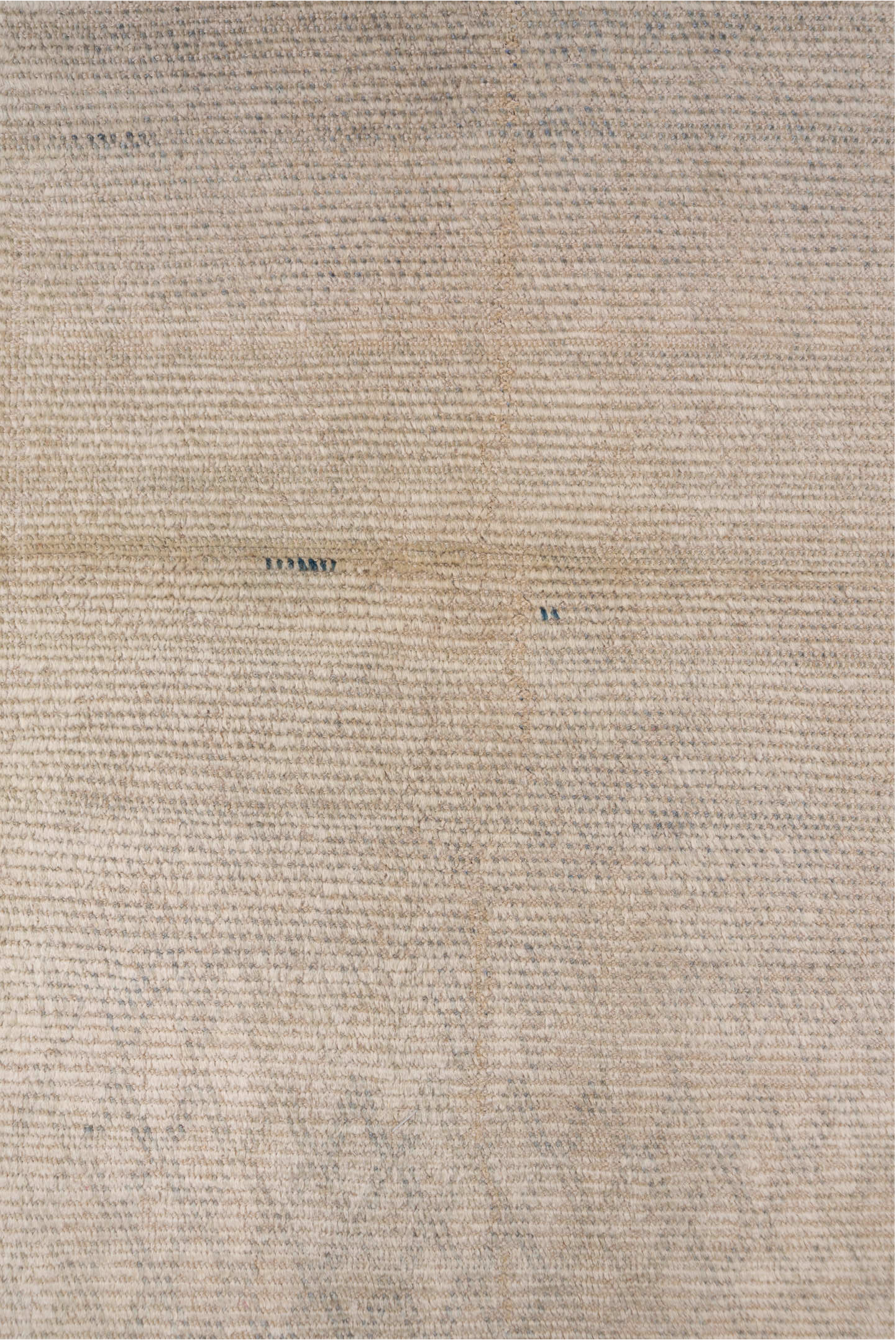 3' x 9' one-of-a-kind handmade vintage Moroccan runner rug. Color palette: brown, gray, light gray, off-white, orange, pink