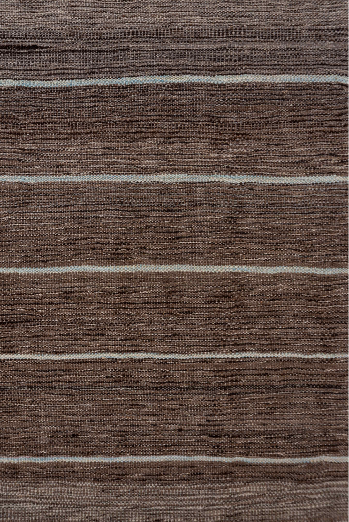 2' x 11' one-of-a-kind handmade vintage Kilim runner rug. Color palette: taupe, brown, ivory, camel, greige, beige, gray