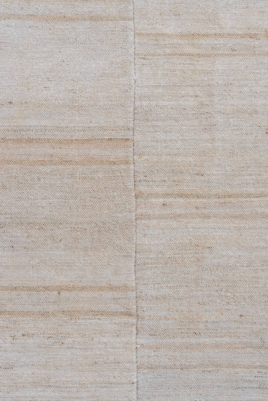 2' x 3' one-of-a-kind handmade vintage Flatweave small size rug. Color palette: ivory, cream, beige, camel, taupe, gray