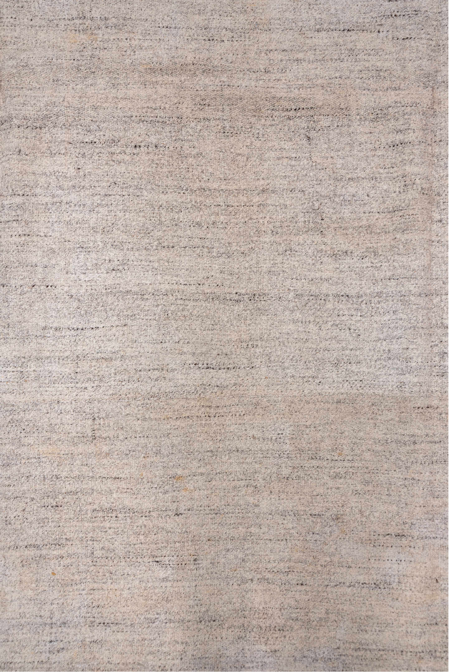 8' x 11' one-of-a-kind handmade vintage Flatweave large size rug. Color palette: ivory, cream, taupe, light gray, beige