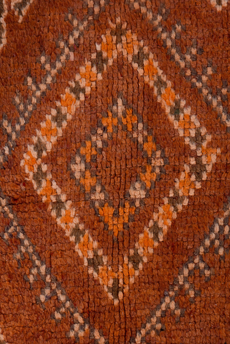 6' x 11' one-of-a-kind handmade vintage Moroccan large size rug. Color palette: black, brown, chocolate, gray, light gray