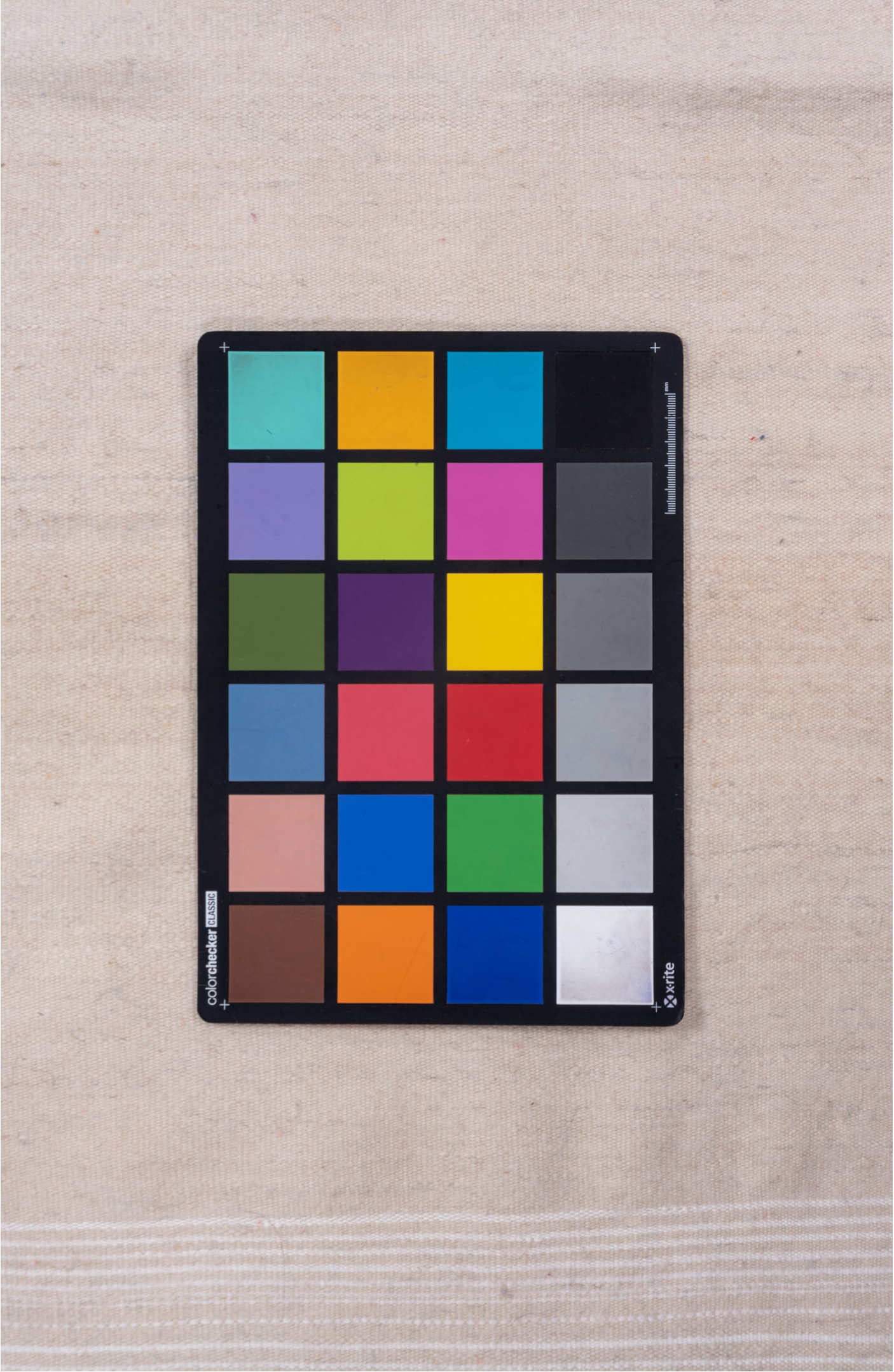 5' x 12' one-of-a-kind handmade vintage Blanket rug. Color palette: ivory, cream, taupe, coral, saffron, charcoal, beige