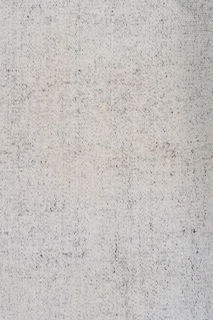 2' x 47' one-of-a-kind handmade vintage Flatweave runner rug. Color palette: ivory, charcoal, light gray, gray, black