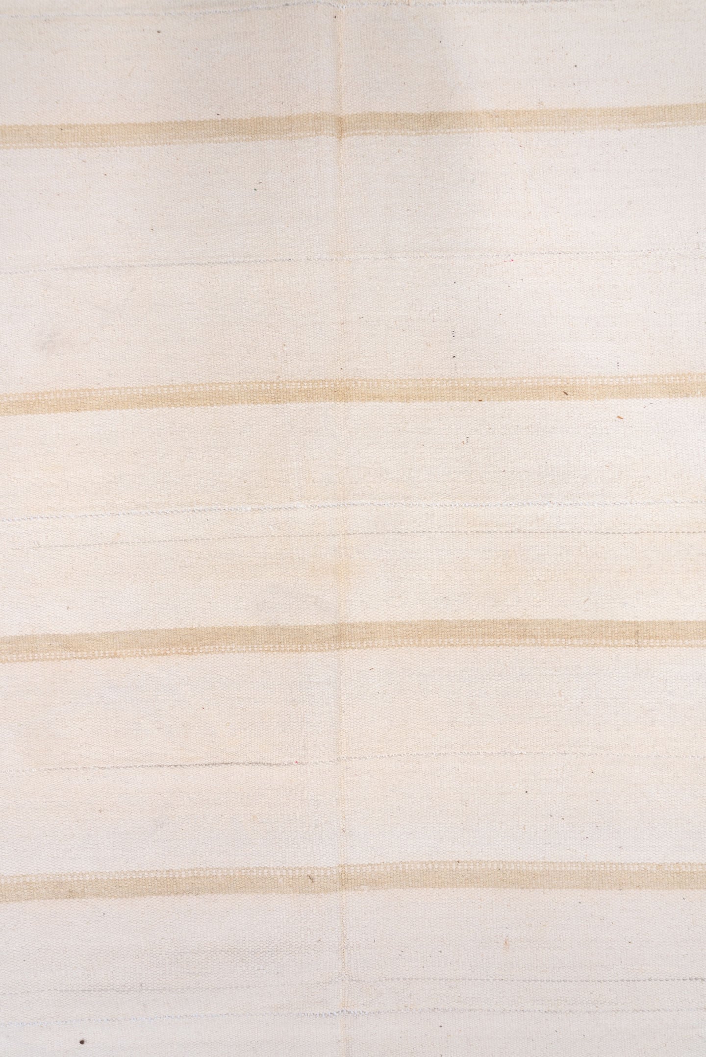 8' x 11' one-of-a-kind handmade vintage Flatweave large size rug. Color palette: ivory, cream, beige, taupe, gray