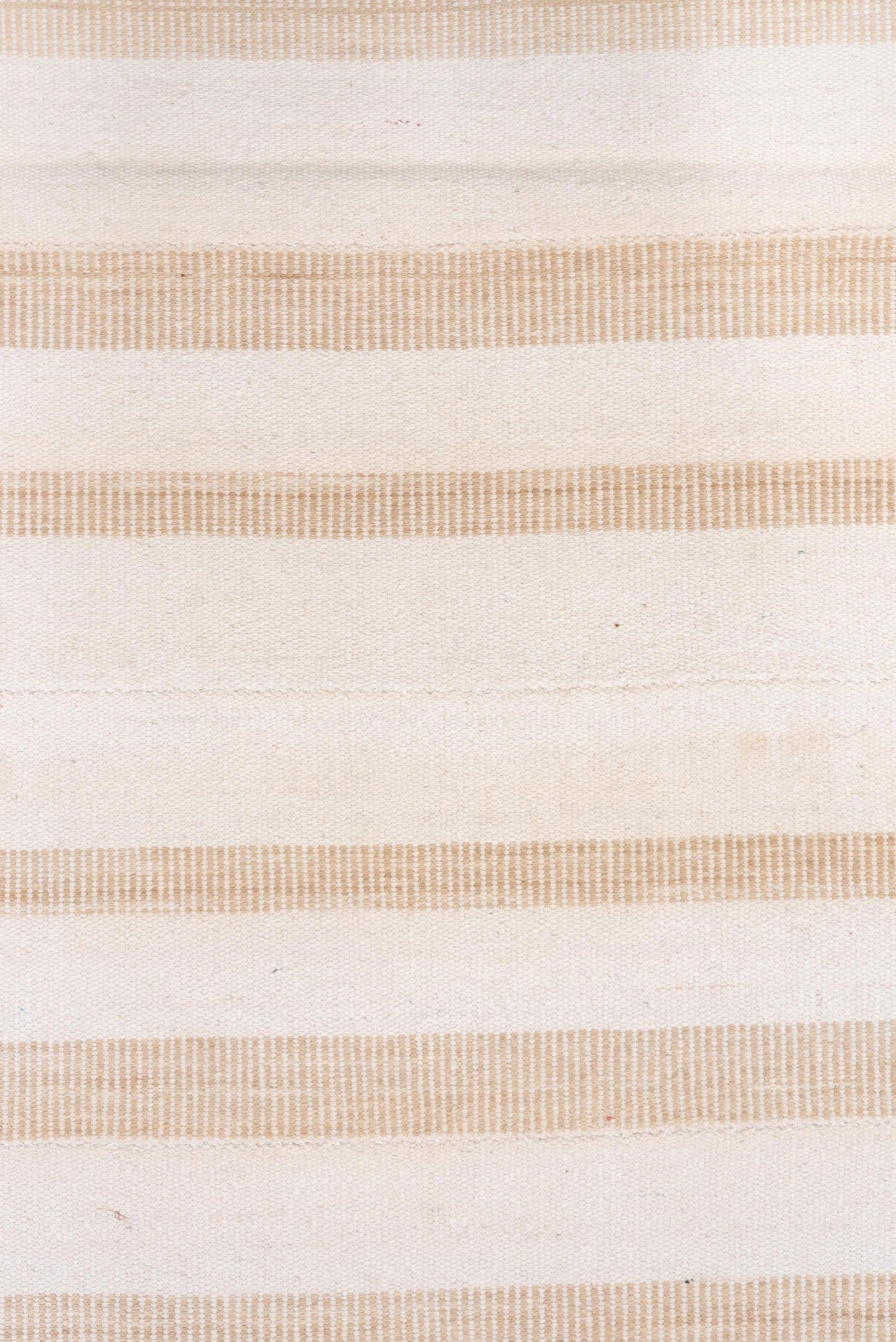 3' x 7' one-of-a-kind handmade vintage Flatweave rug. Color palette: ivory, cream, beige