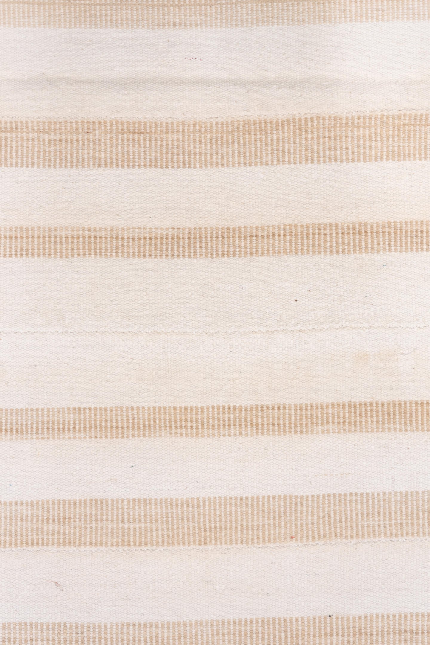 3' x 7' one-of-a-kind handmade vintage Flatweave rug. Color palette: ivory, cream, beige