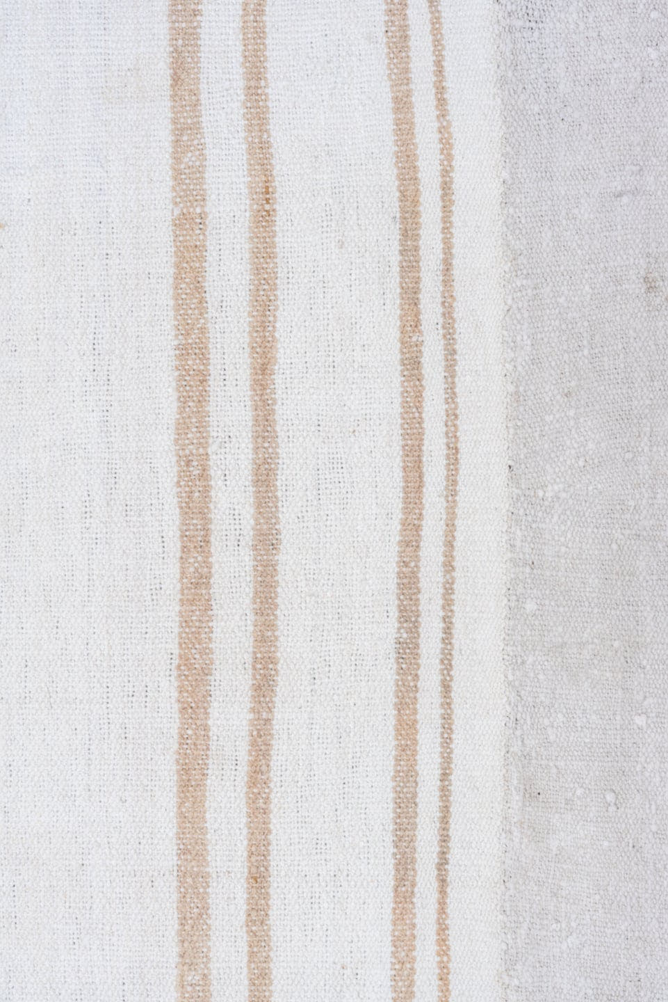 9' x 11' one-of-a-kind handmade antique Flatweave large size rug. Color palette: ivory, lavender, gold, cream, light gray