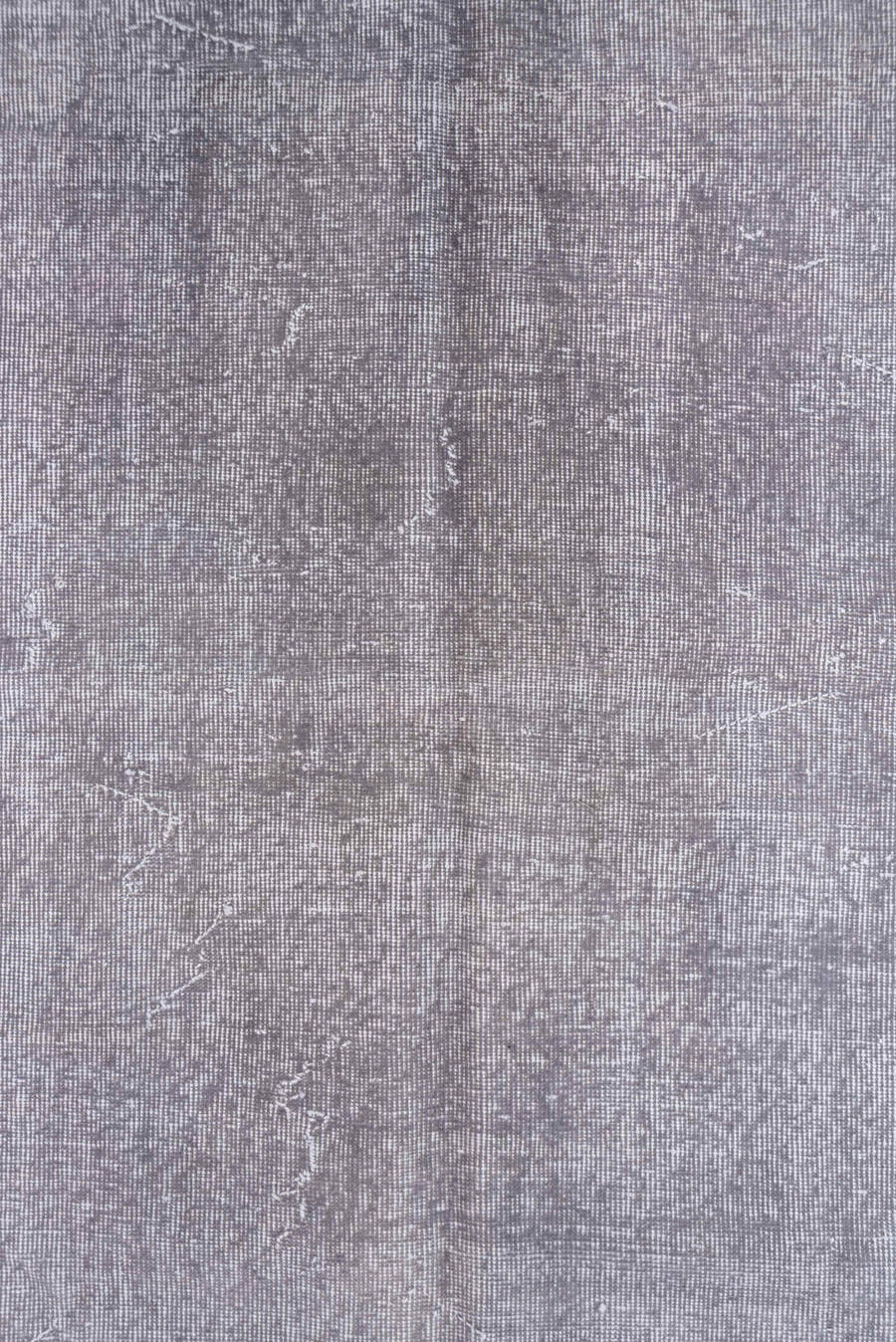 6' x 9' one-of-a-kind handmade vintage Sparta medium size rug. Color palette: lavender, silver, gray, taupe, ivory