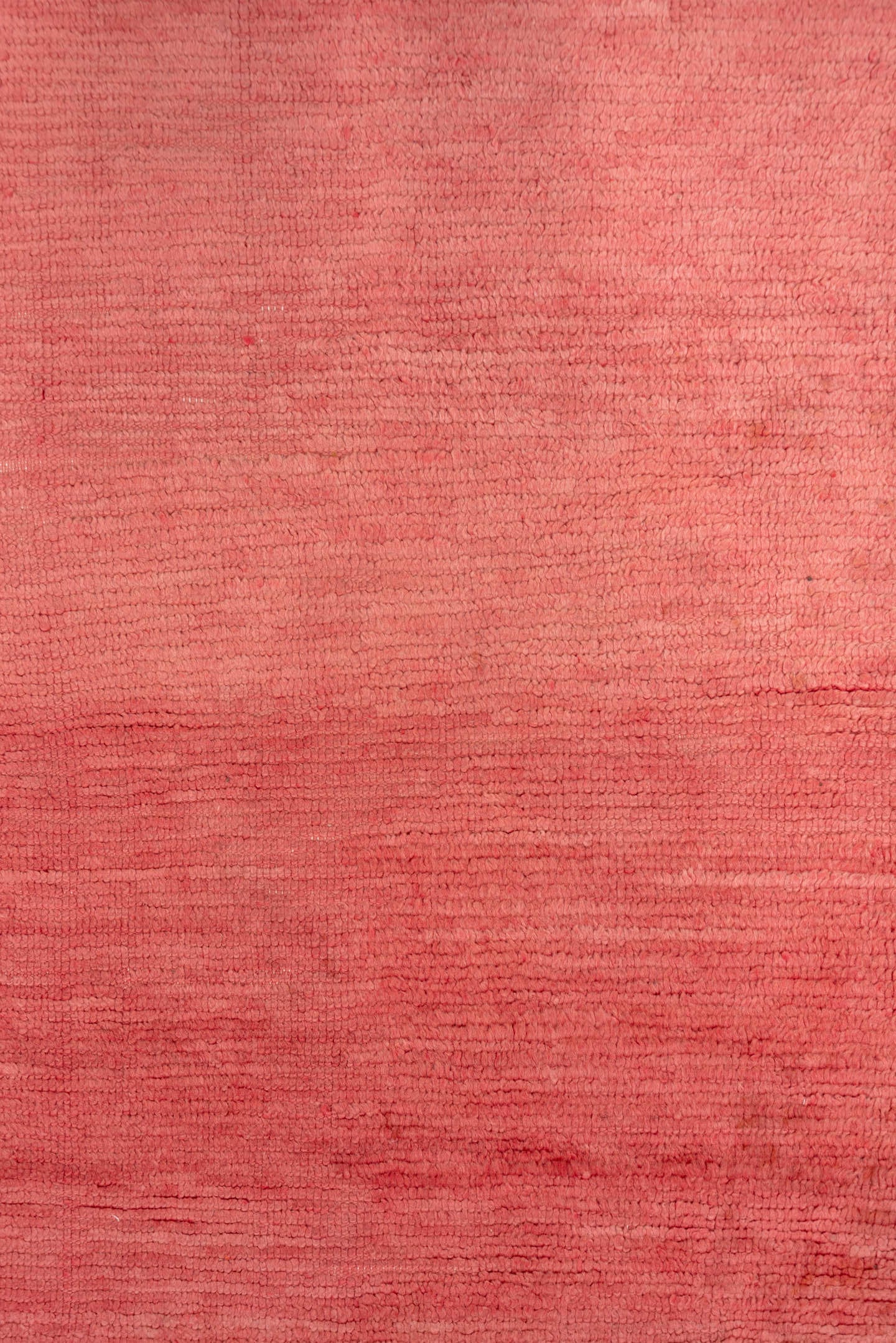 3' x 13' one-of-a-kind handmade vintage Rag Rug runner rug. Color palette: rose, charcoal, dusty pink, pink, red, gray