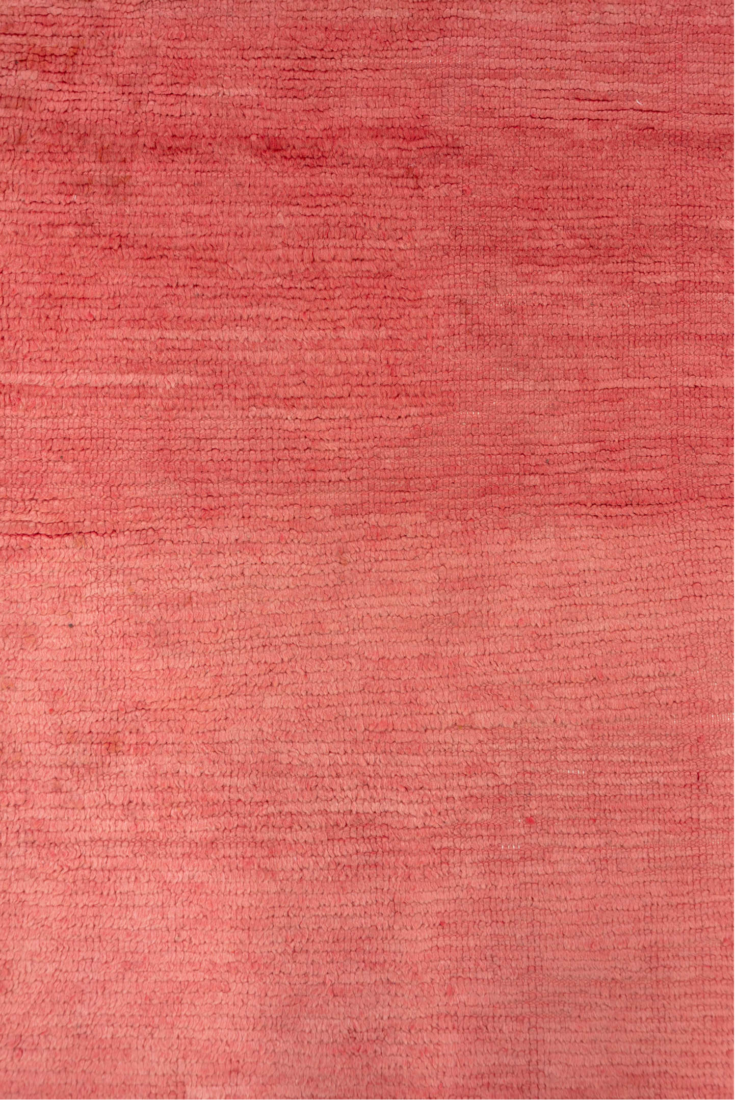 3' x 13' one-of-a-kind handmade vintage Rag Rug runner rug. Color palette: brown, indian red, off-white, pink, red, redwood