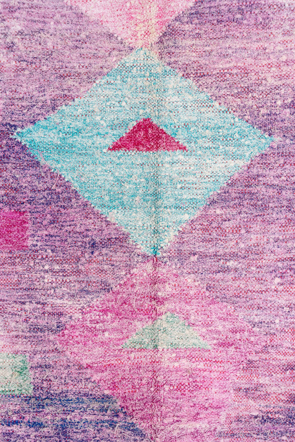 4' x 8' one-of-a-kind handmade vintage Rag Rug rug. Color palette: blue, dark gray, dark slate gray, gray, light blue