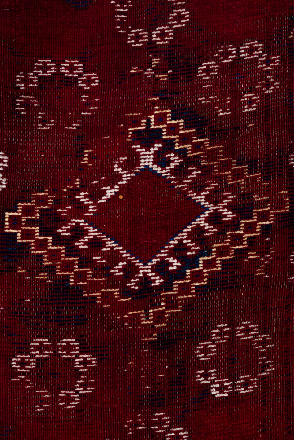 6' x 18' one-of-a-kind handmade vintage Moroccan rug. Color palette: blue, brown, gray, green, light gray, off-white, pink