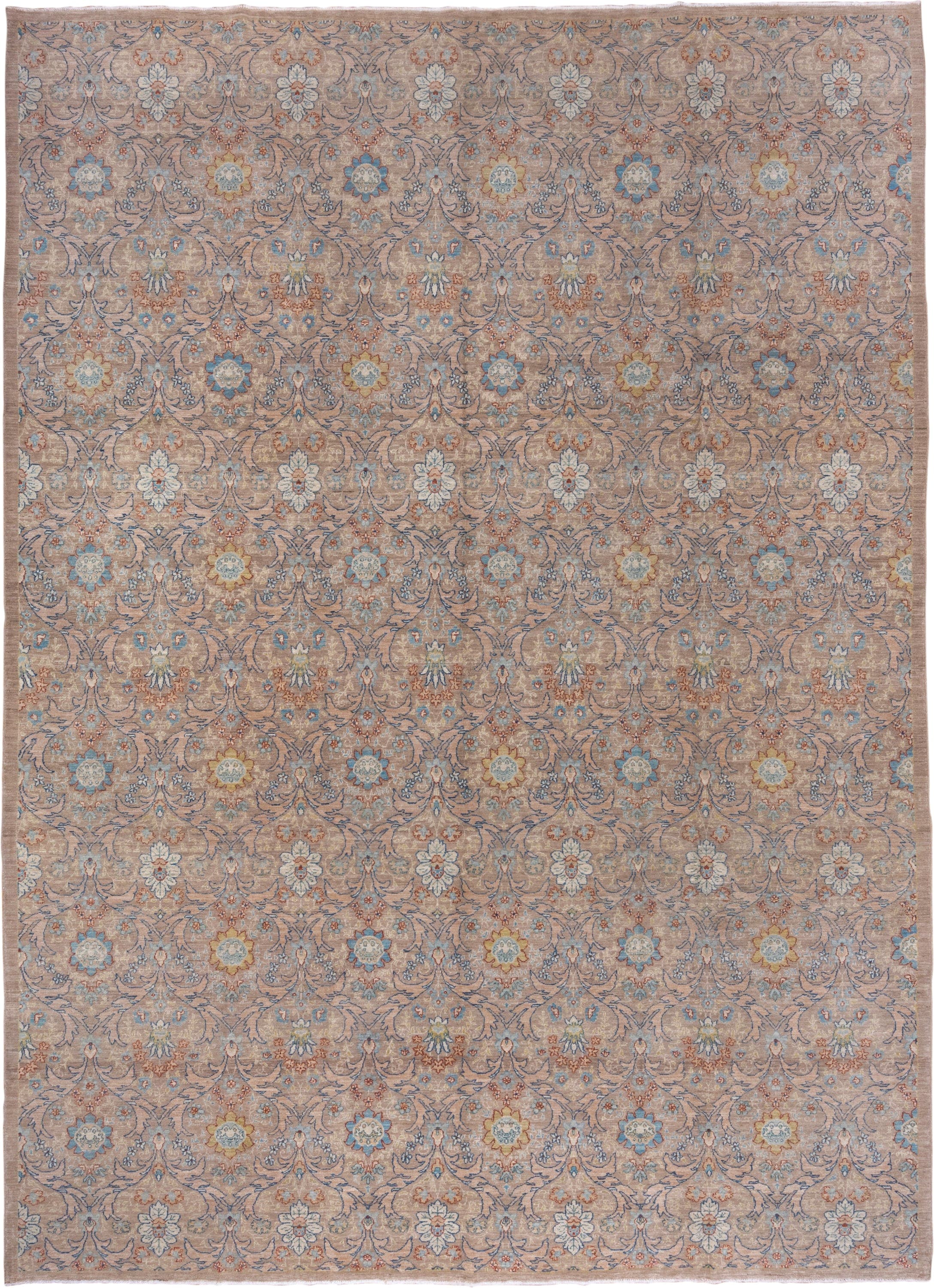 6' x 8' one-of-a-kind handmade vintage Afghan medium size rug. Color palette: taupe, ivory, slate, camel, powder_blue, rust