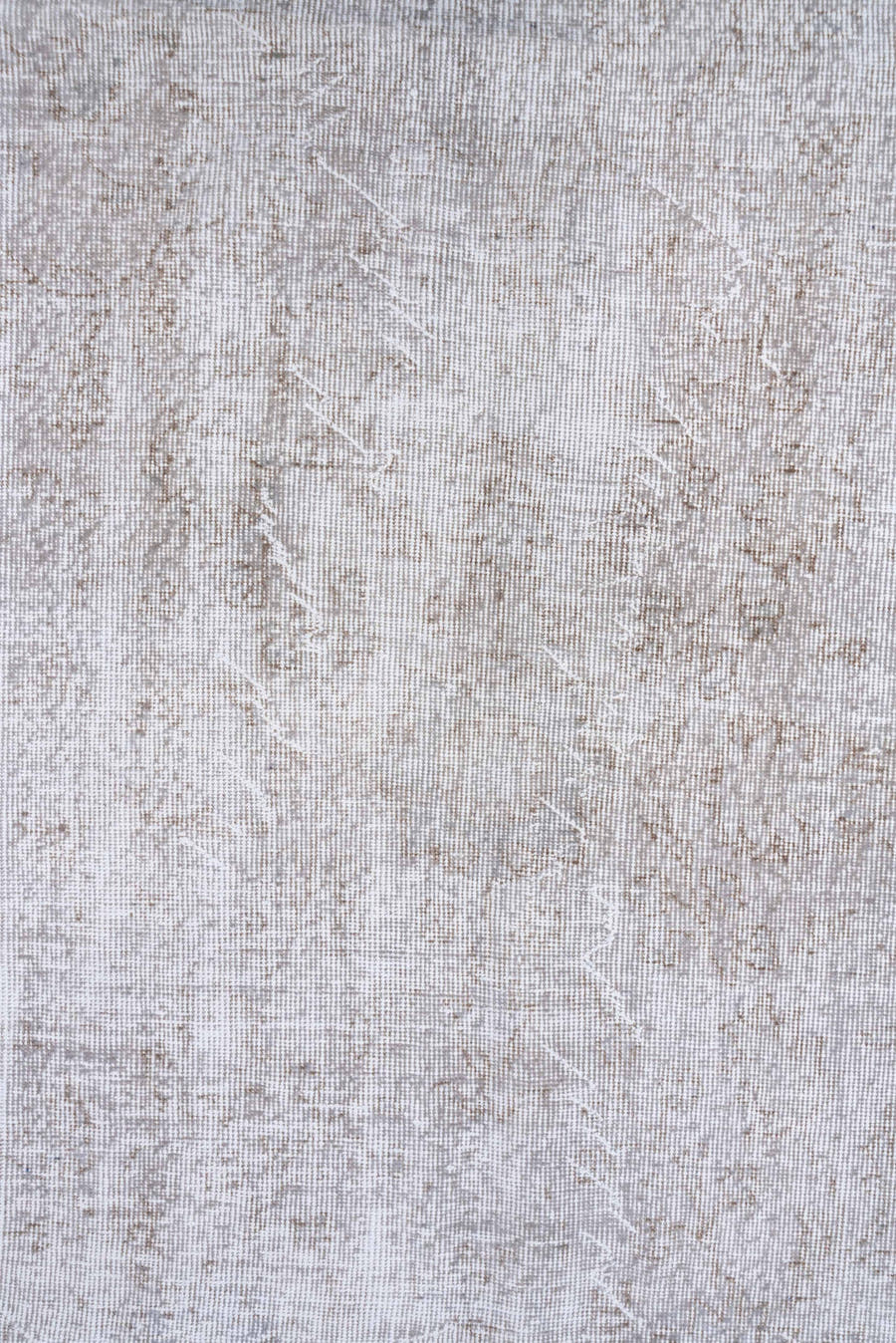 8' x 11' one-of-a-kind handmade vintage Sparta large size rug. Color palette: ivory, taupe, greige, stone, light gray, beige