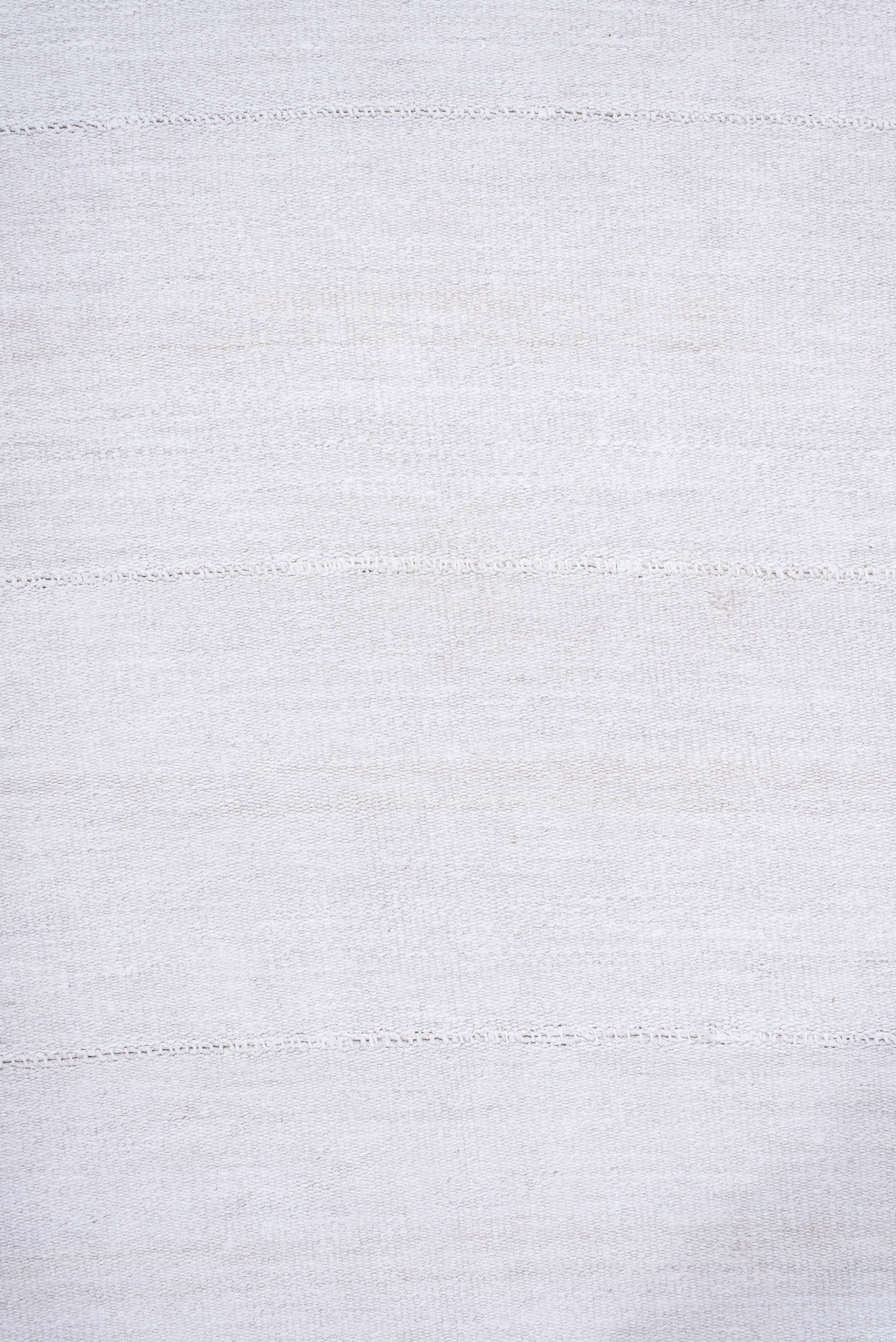 8' x 13' one-of-a-kind handmade antique Flatweave large size rug. Color palette: ivory, cream, taupe, beige, gray