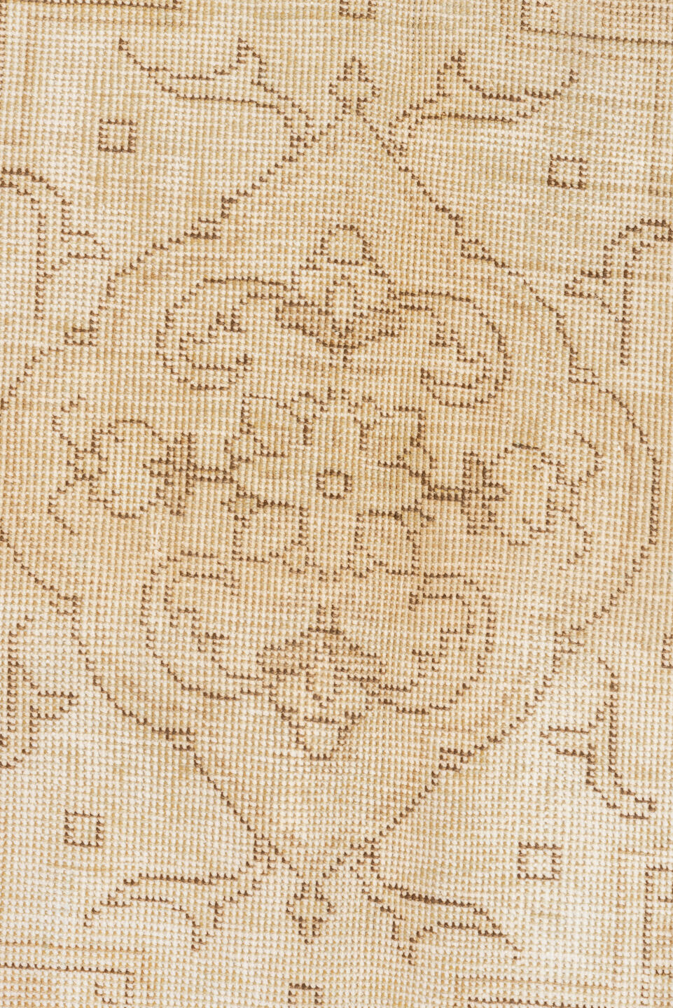 9' x 12' one-of-a-kind handmade vintage Tabriz large size rug. Color palette: brown, gray, light gray, off-white, orange