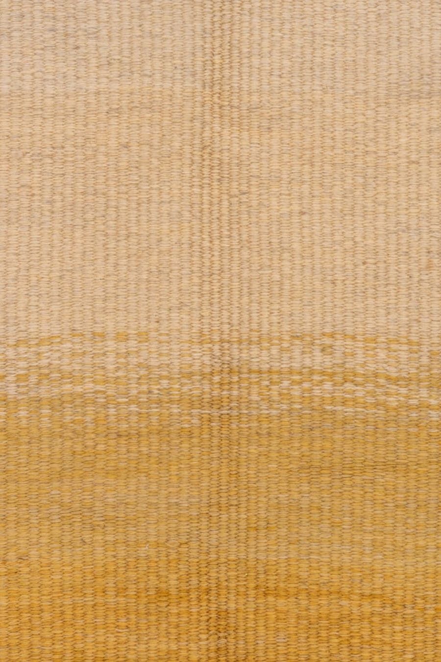 4' x 6' one-of-a-kind handmade vintage Flatweave small size rug. Color palette: gold, ivory, ochre, cream, brown