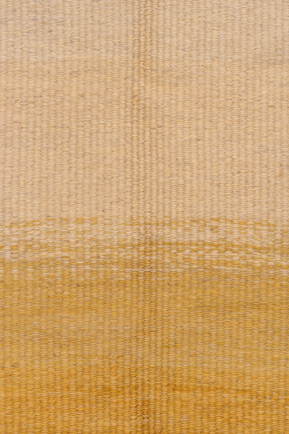 4' x 6' one-of-a-kind handmade vintage Flatweave small size rug. Color palette: gold, ivory, ochre, cream, brown