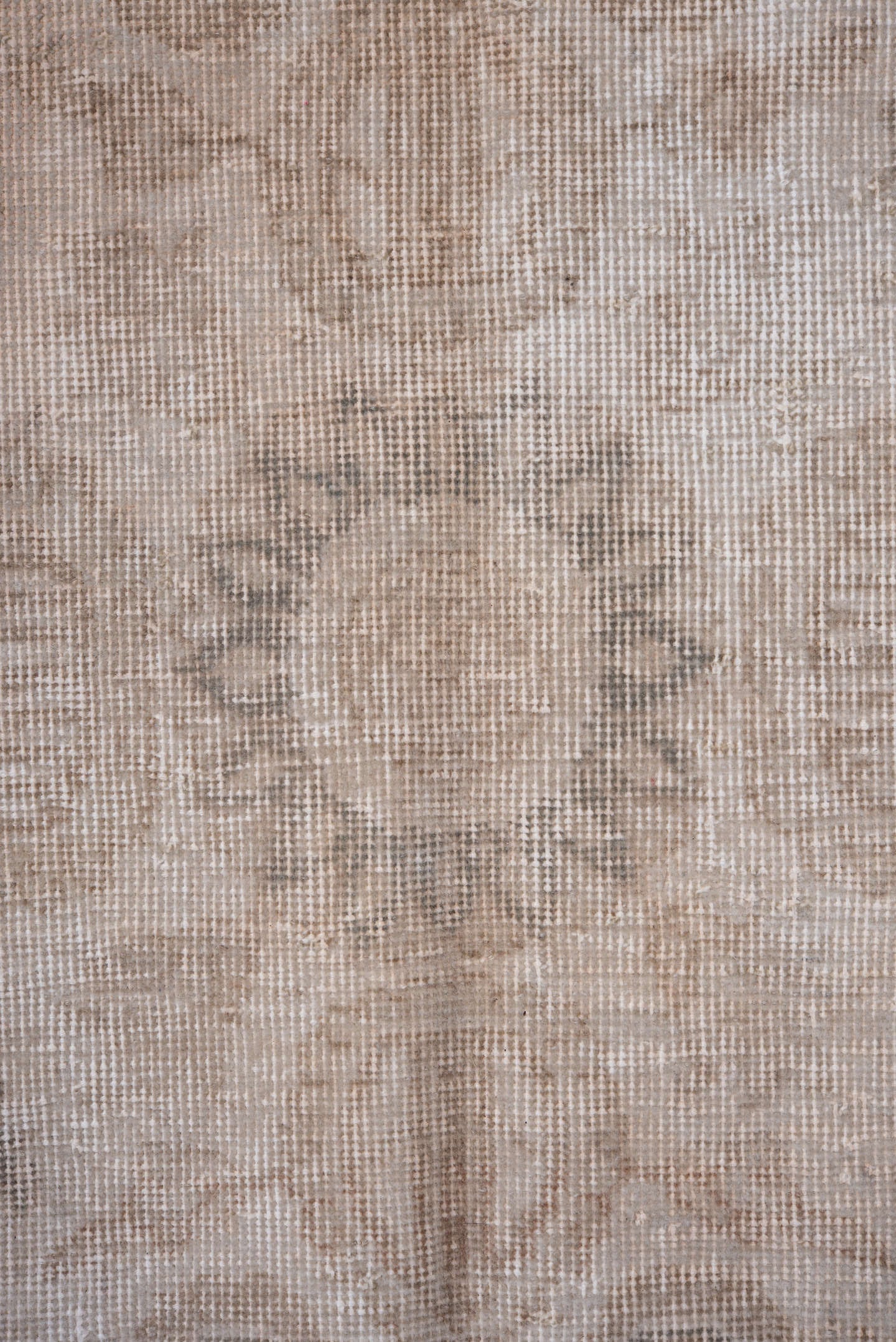 6' x 10' one-of-a-kind handmade antique Sparta large size rug. Color palette: ivory, blush, taupe, pale blue, beige, sand