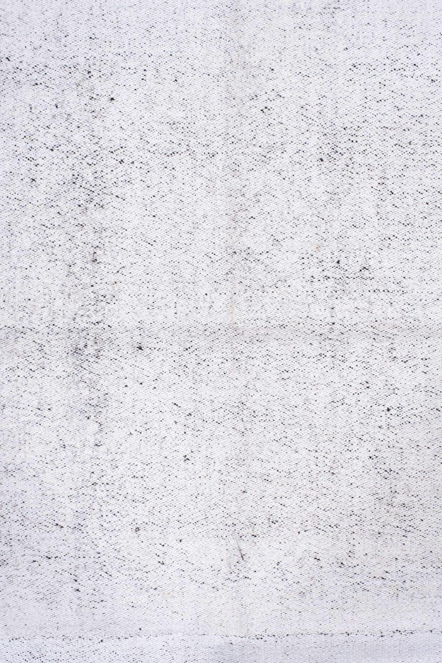 8' x 15' one-of-a-kind handmade antique Flatweave rug. Color palette: ivory, cream, taupe, light gray, beige, gray