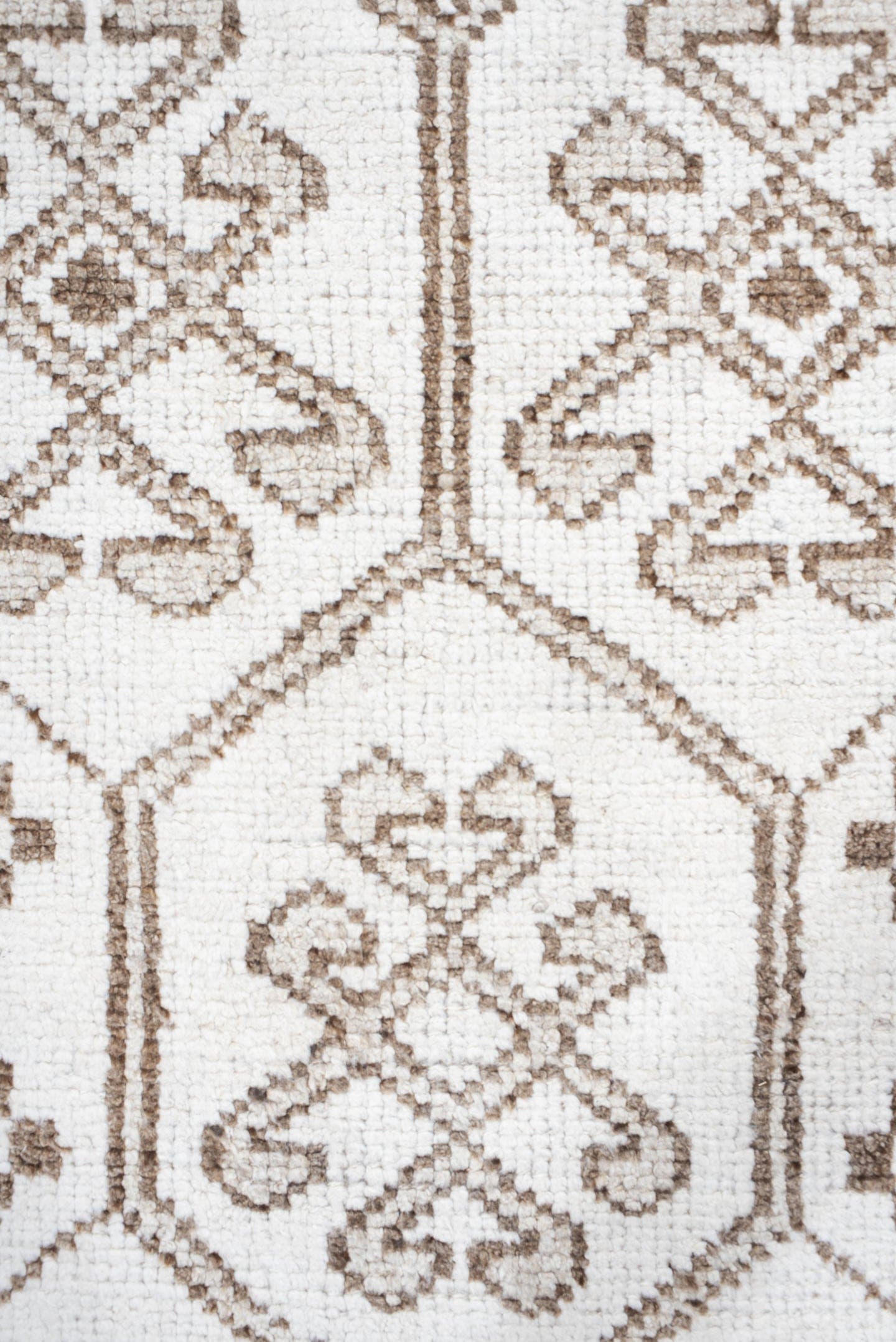 5' x 8' one-of-a-kind handmade vintage Kilim medium size rug. Color palette: ivory, taupe, brown, beige, gray