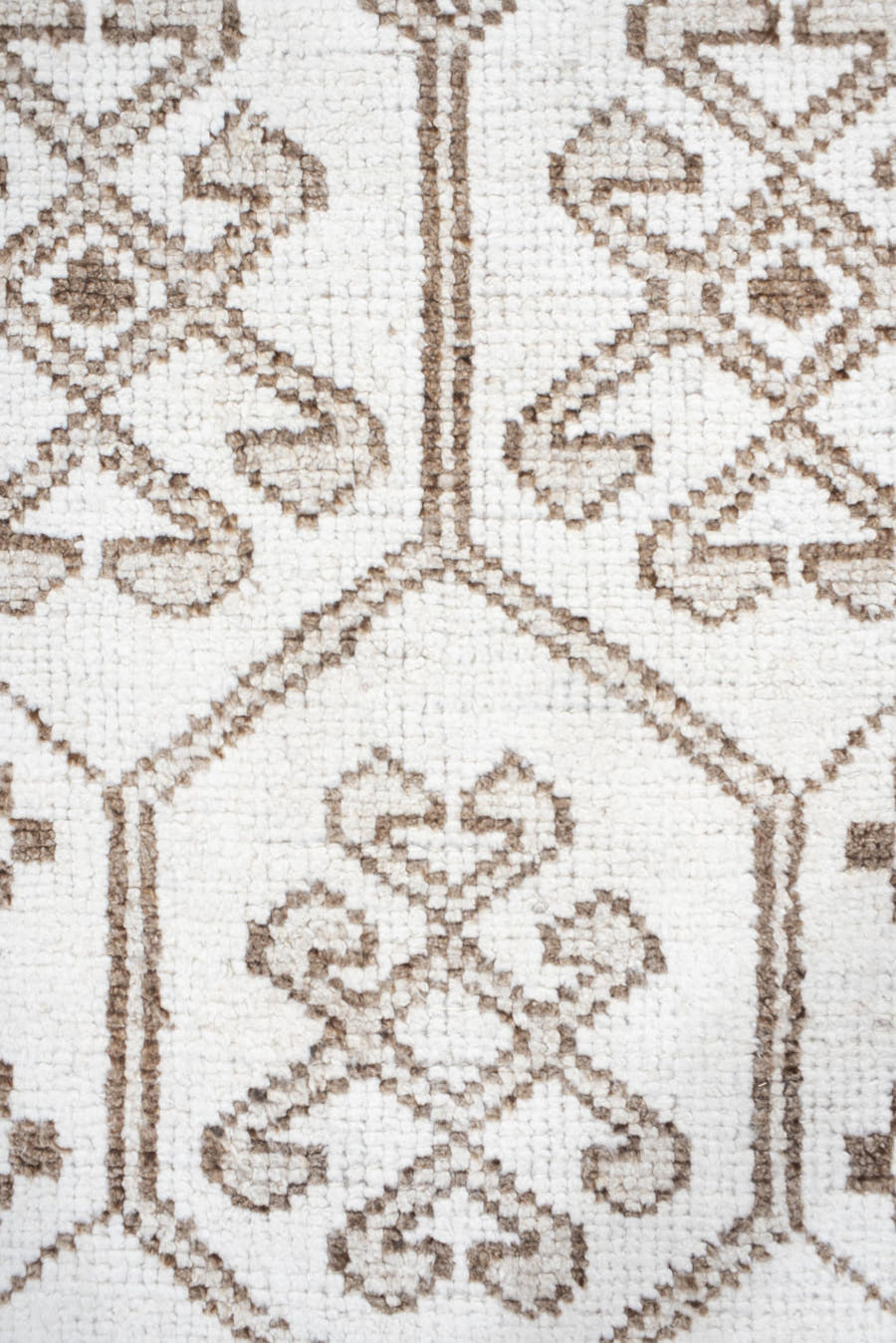 5' x 8' one-of-a-kind handmade vintage Kilim medium size rug. Color palette: ivory, taupe, brown, beige, gray