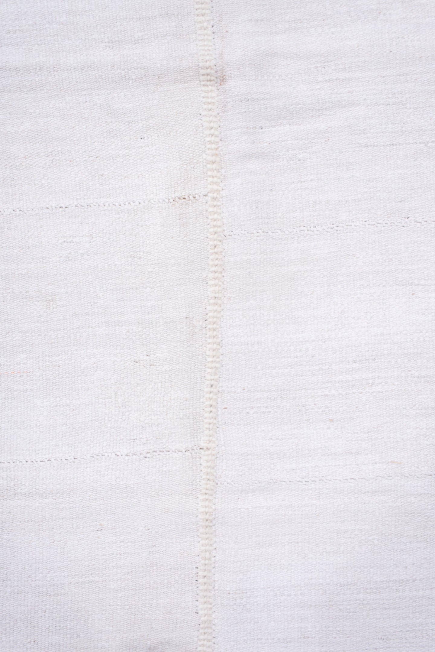 10' x 16' one-of-a-kind handmade antique Flatweave rug. Color palette: ivory, blush, lavender, cream, pale rose, pink