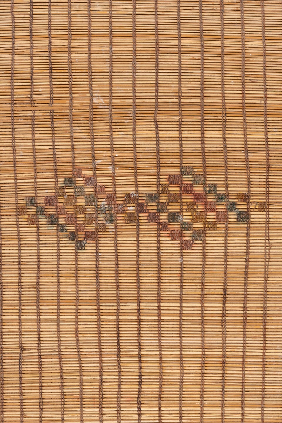 6' x 8' one-of-a-kind handmade vintage Tuareg medium size rug. Color palette: camel, tan, brown, rust, ivory, sienna, beige