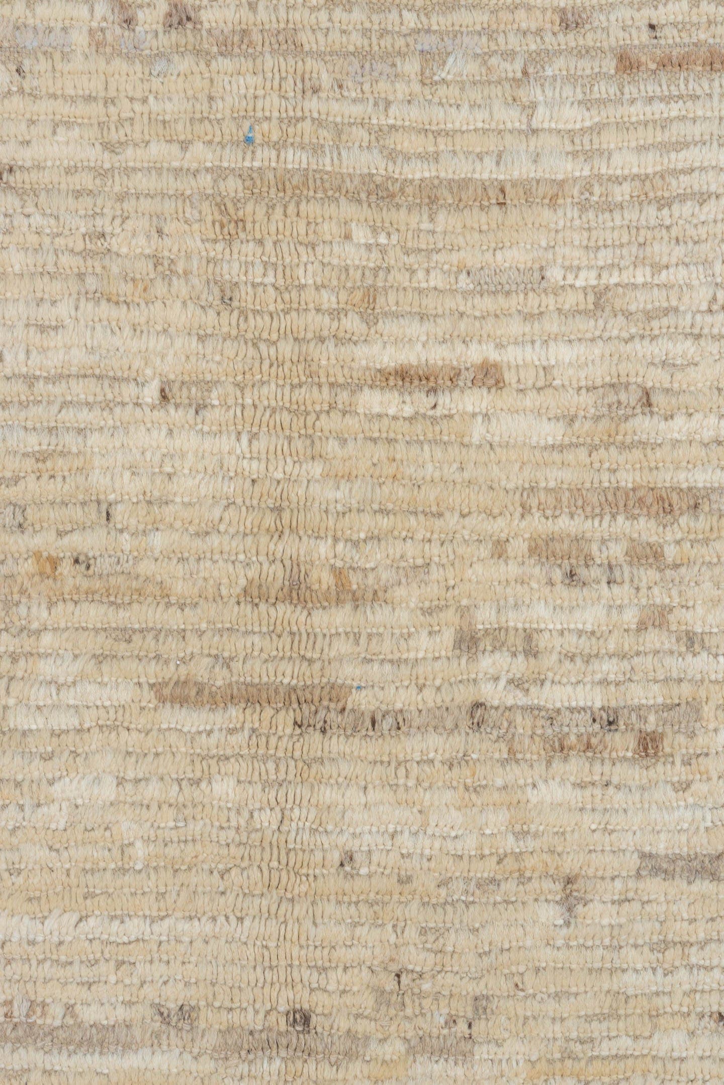 9' x 11' one-of-a-kind handmade vintage Tulu large size rug. Color palette: ivory, cream, taupe, beige, camel, pale blue