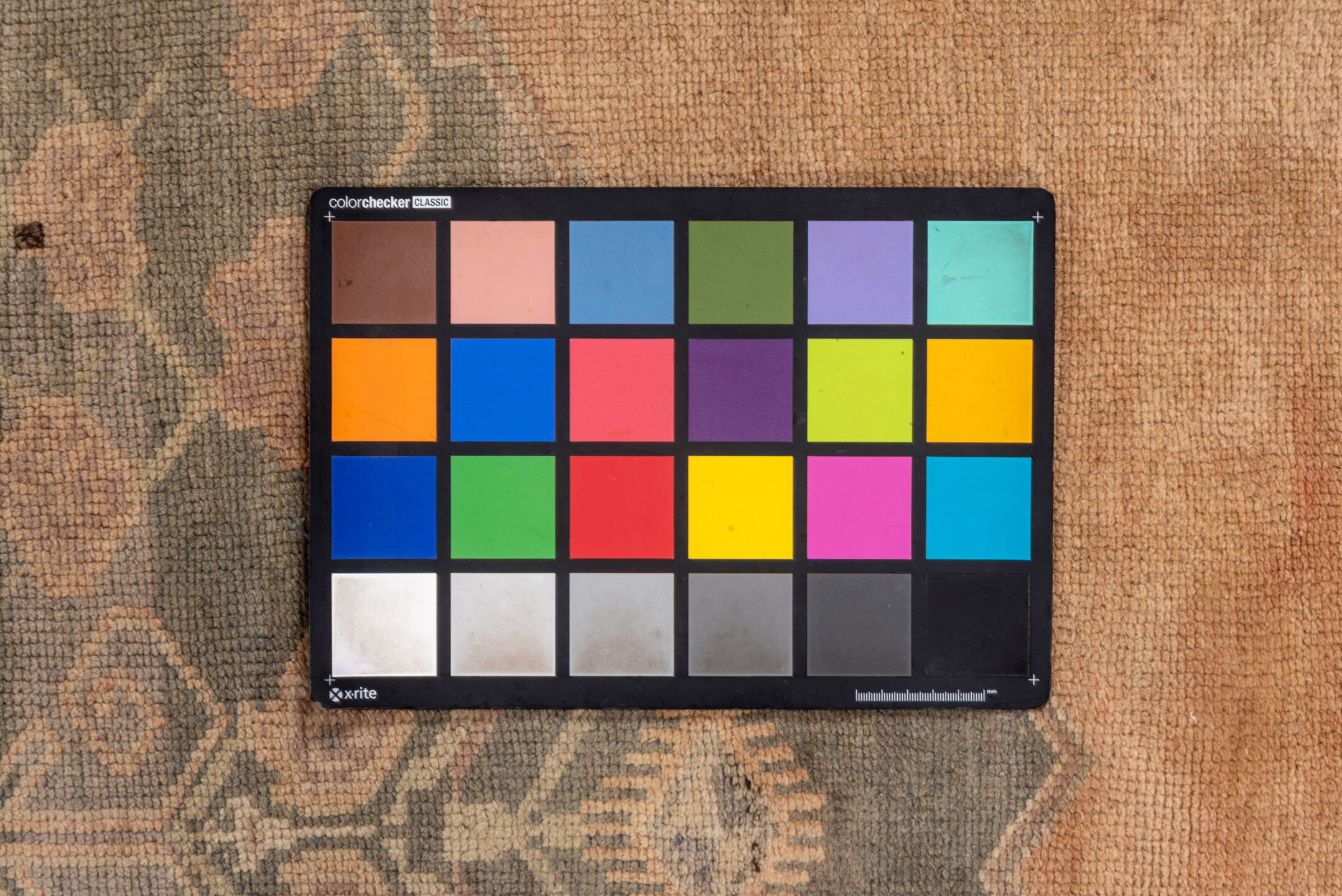 5' x 11' one-of-a-kind handmade vintage Oushak rug. Color palette: brown, gray, light gray, pink