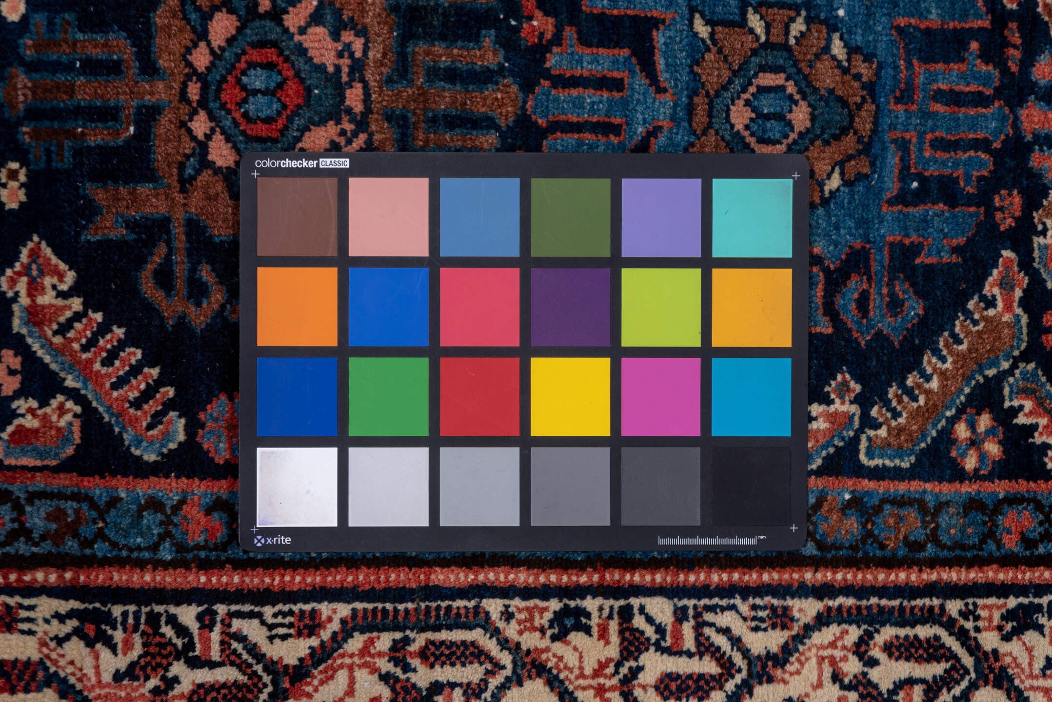 2' x 16' one-of-a-kind handmade vintage Malayer runner rug. Color palette: blue, brown, gray, off-white, pink, red, redwood